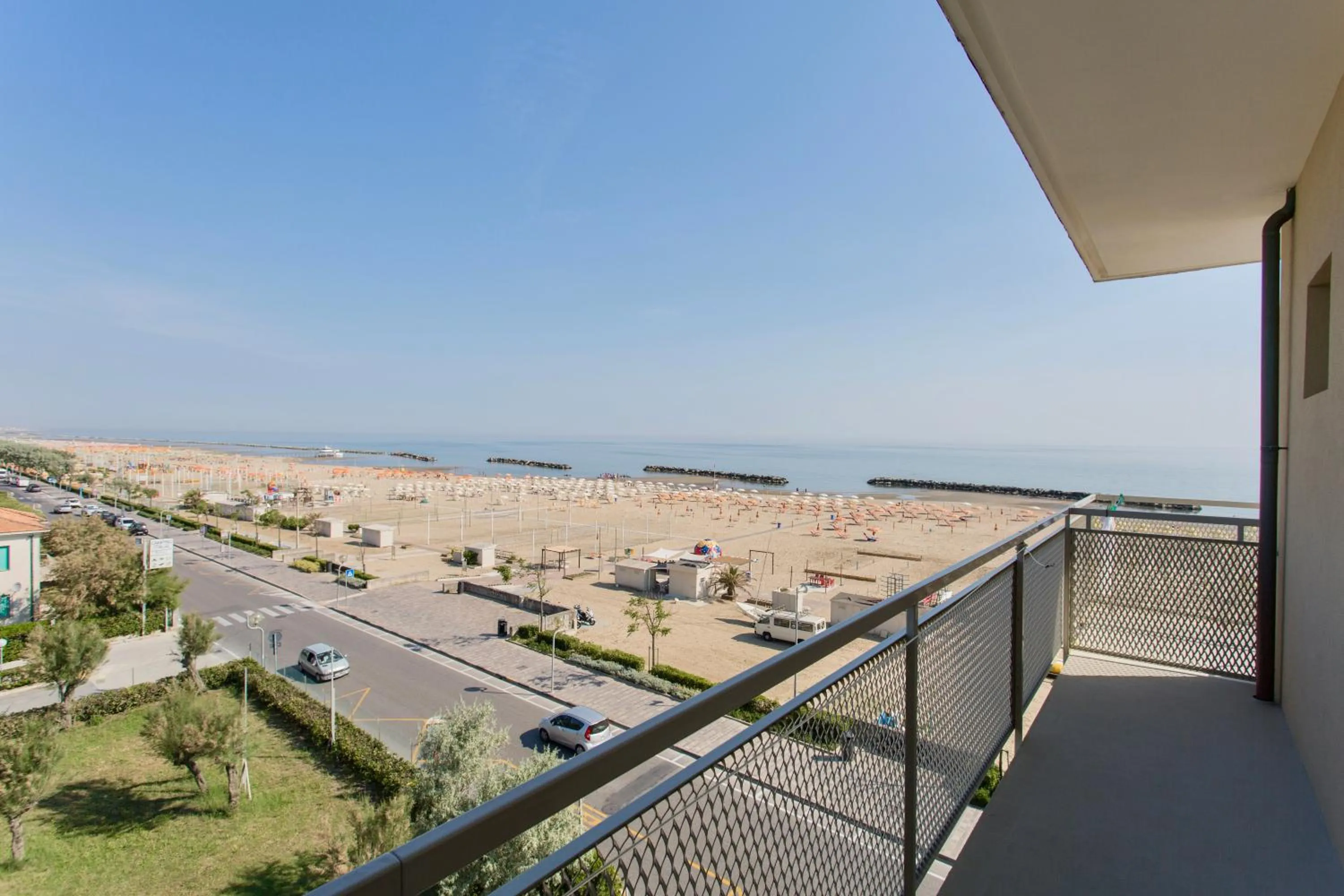 Balcony/Terrace in Hotel Tritone Rimini