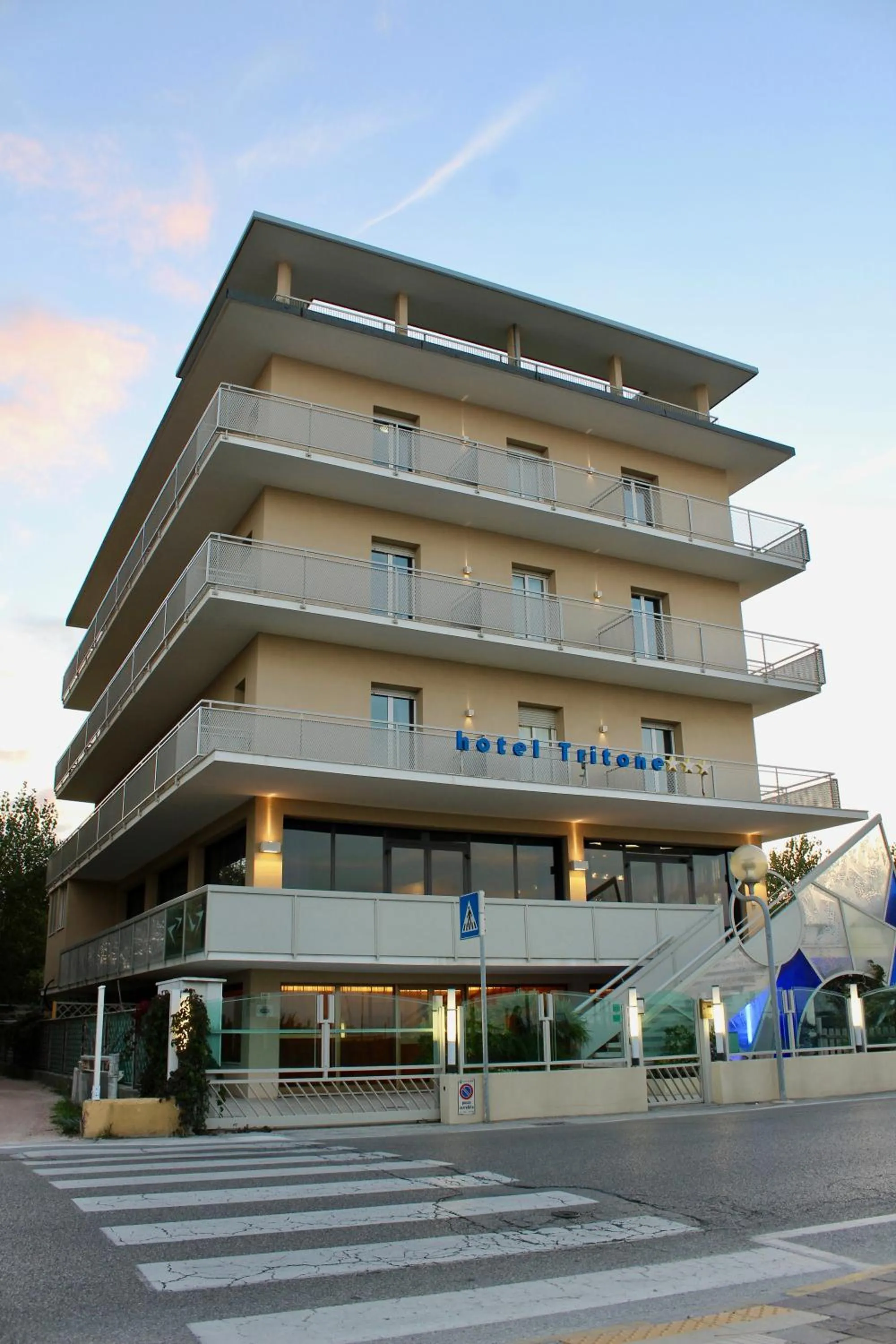 Property building in Hotel Tritone Rimini