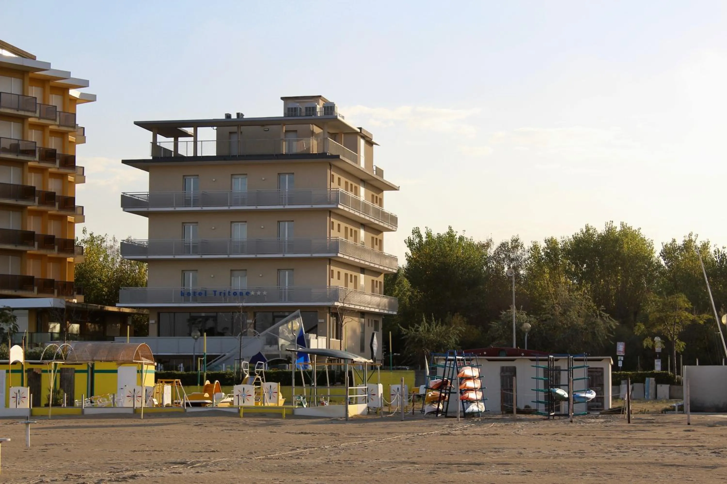 Property building in Hotel Tritone Rimini