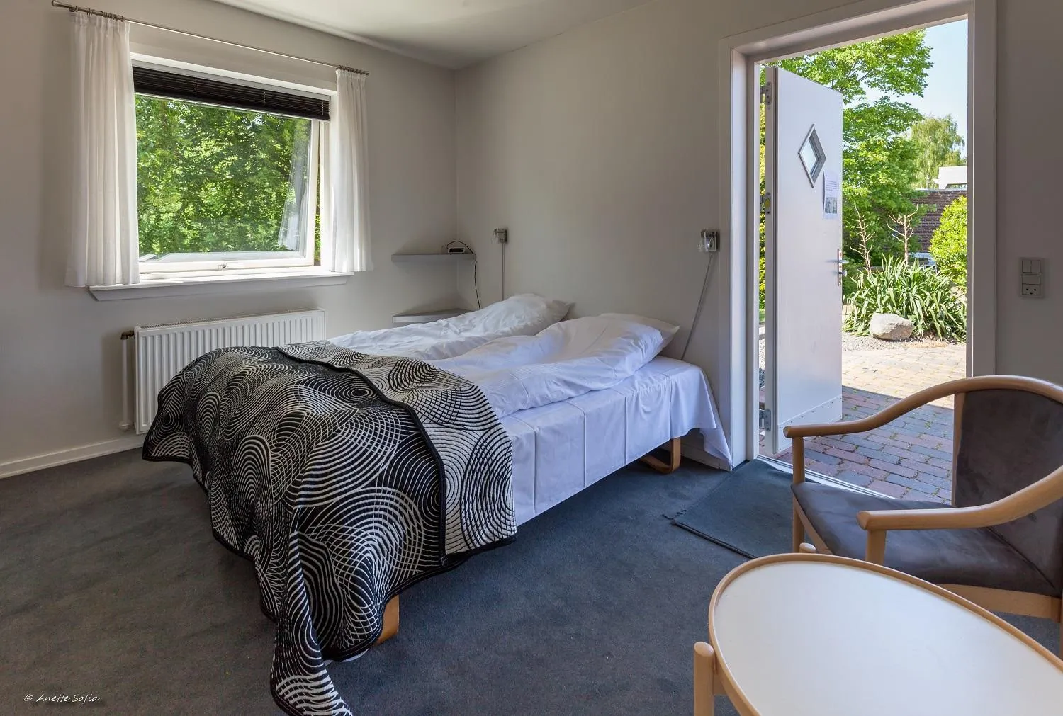 Bed in Sdr. Omme Kro & Hotel