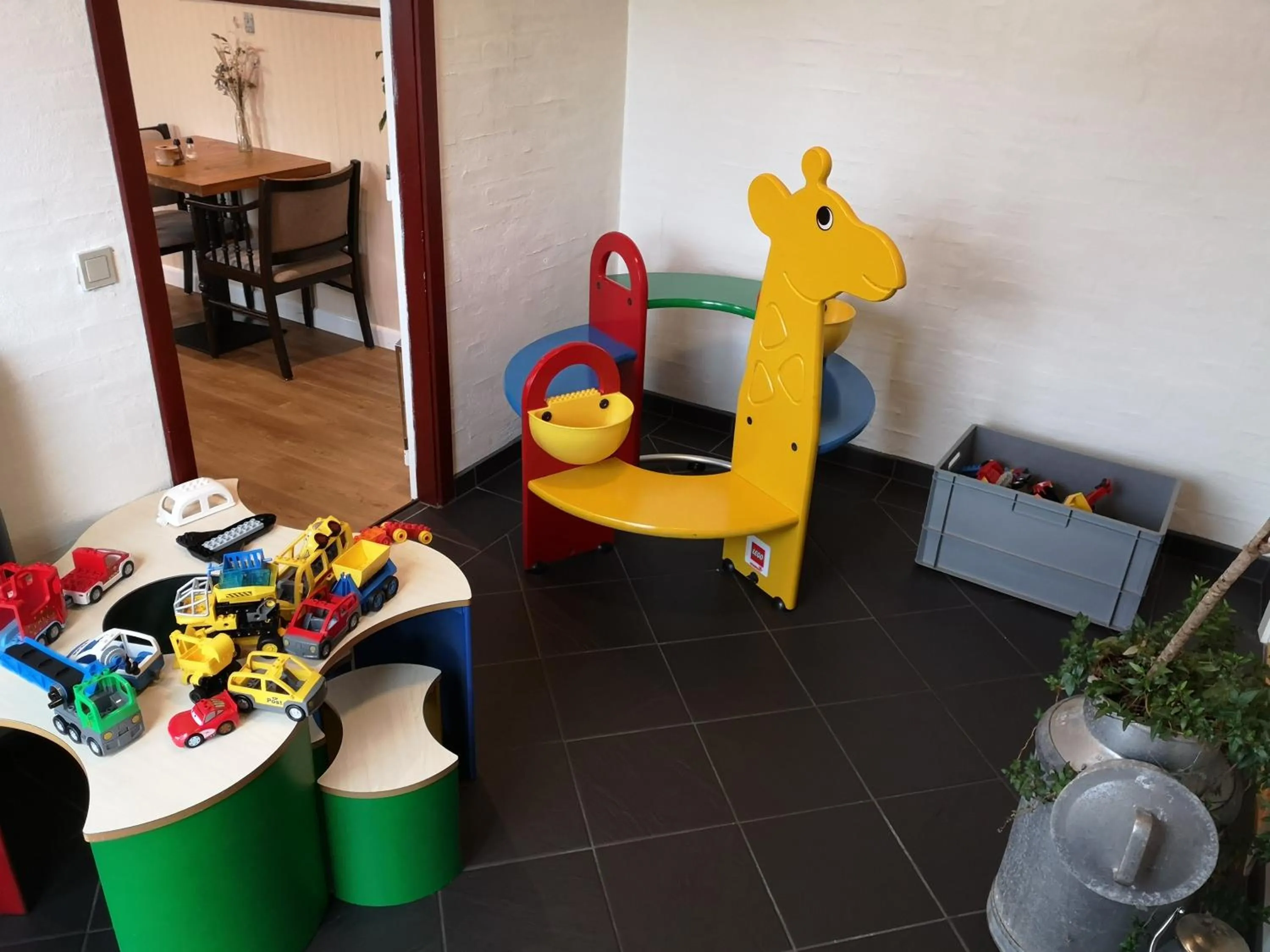 Children play ground in Sdr. Omme Kro & Hotel