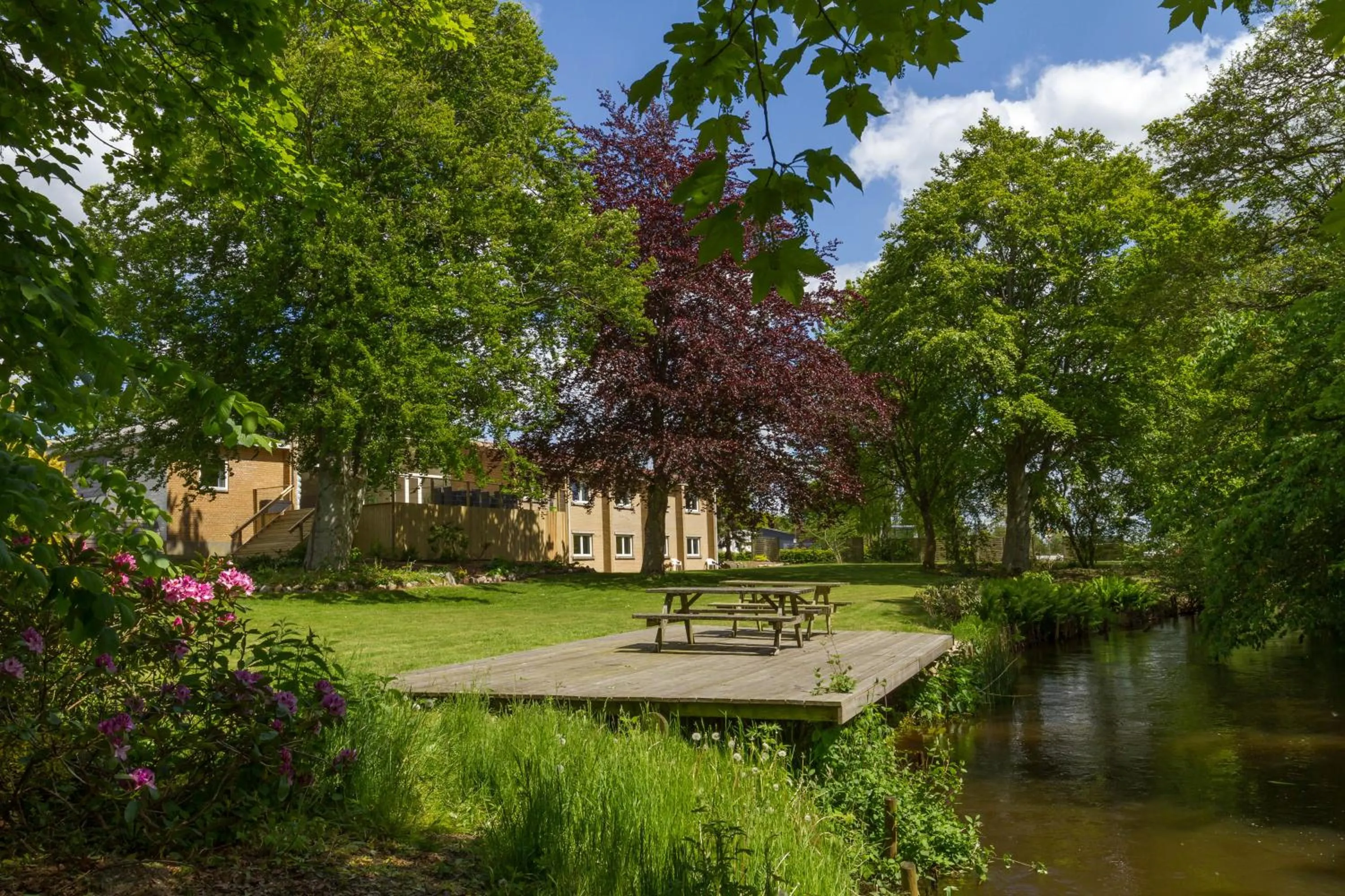 Garden in Sdr. Omme Kro & Hotel