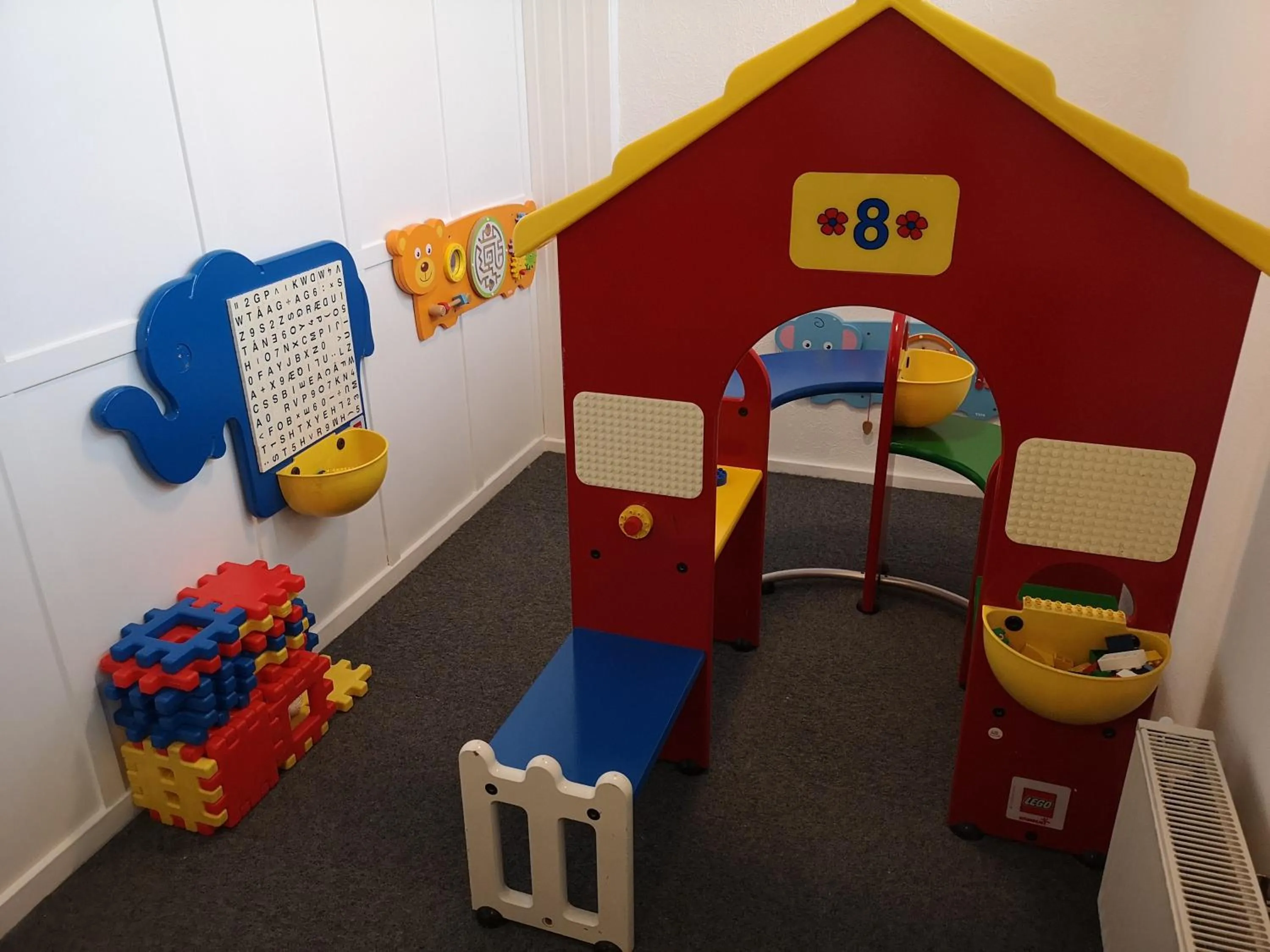 Children play ground in Sdr. Omme Kro & Hotel