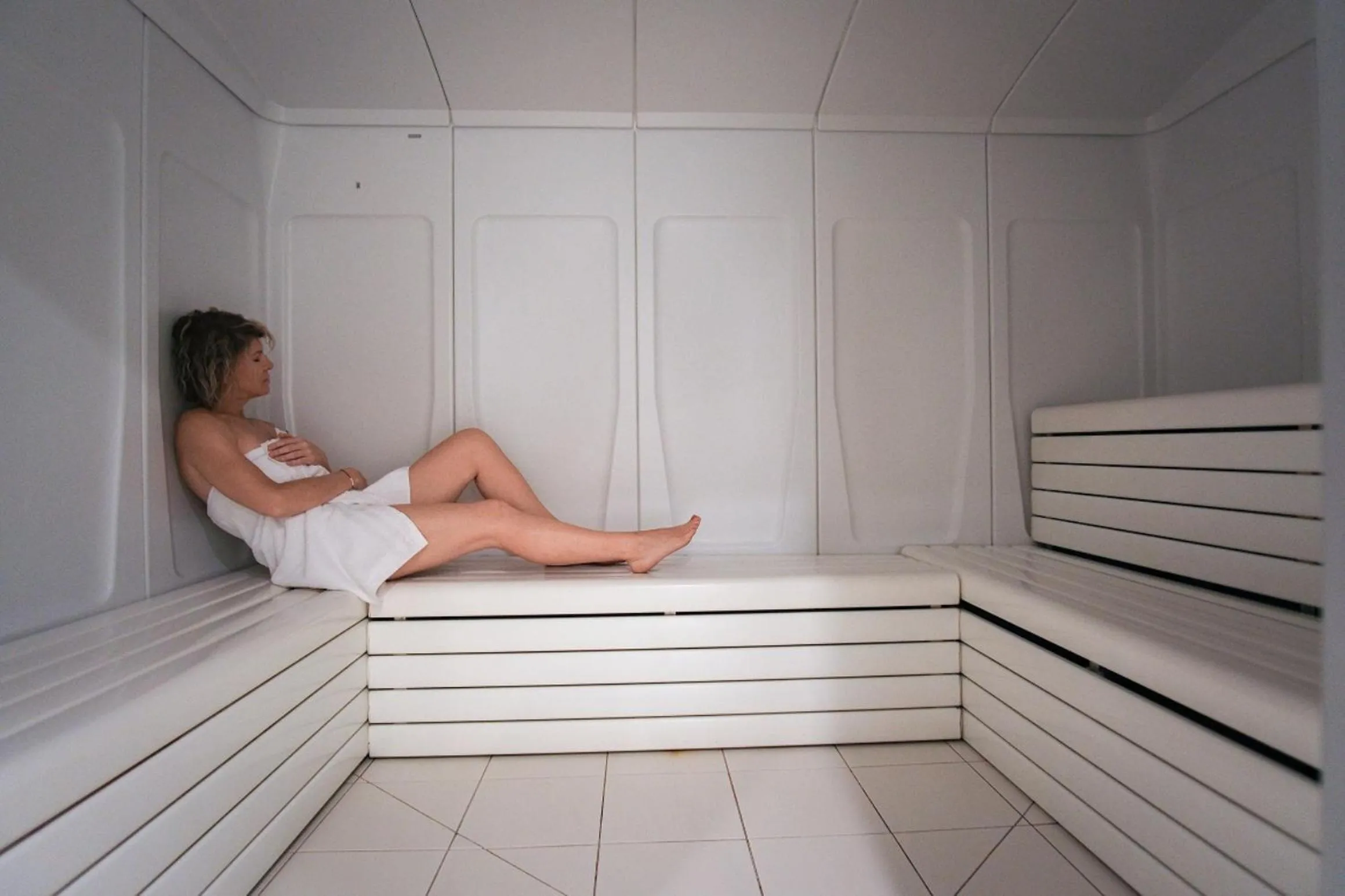 Steam room in Hôtel Les Jardins De Sainte-Maxime