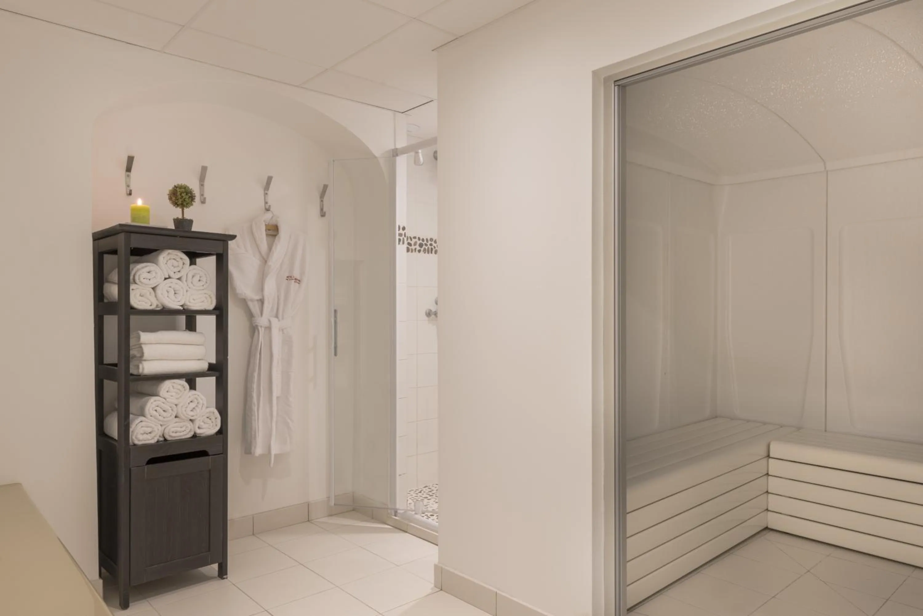 Sauna in Hôtel Les Jardins De Sainte-Maxime