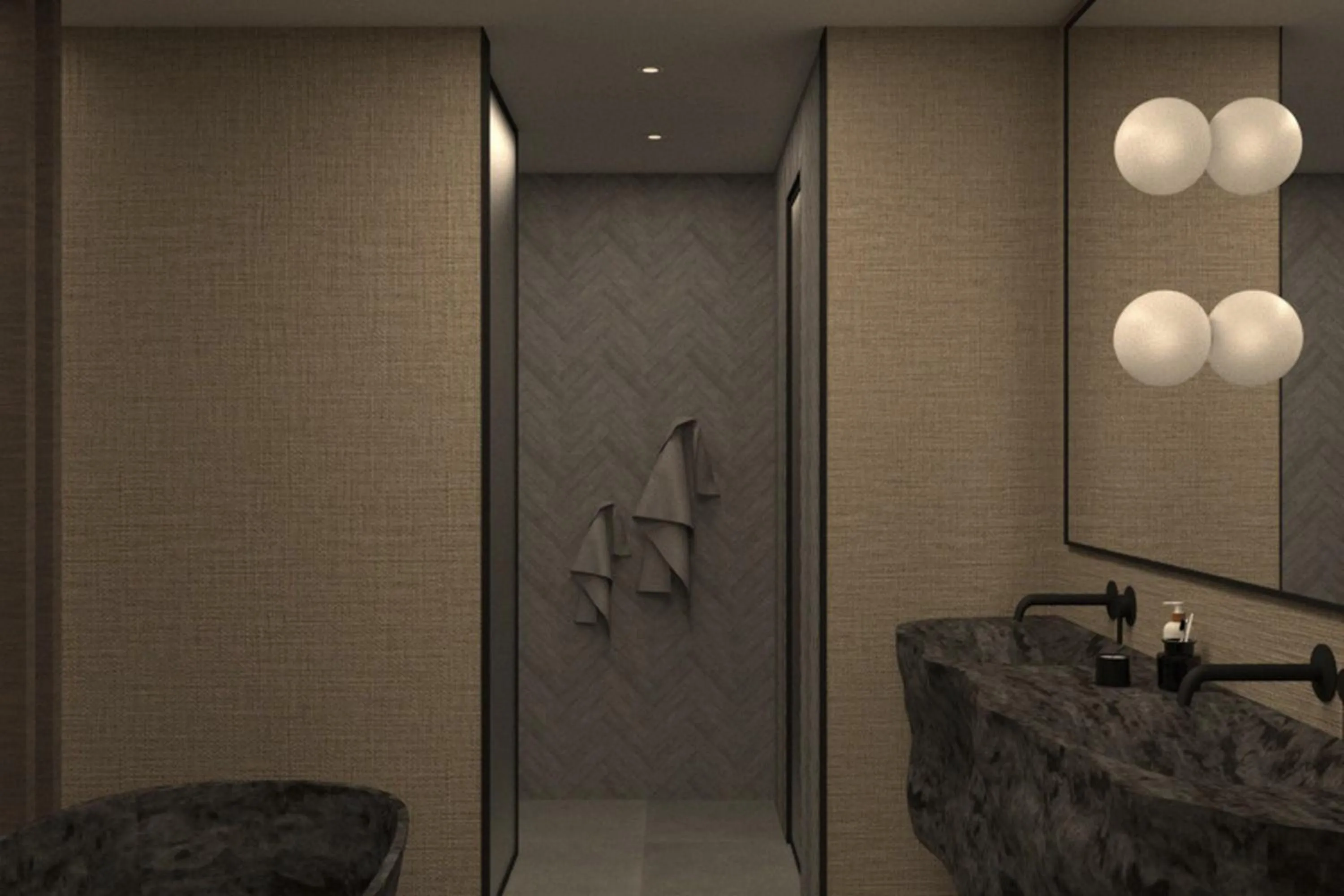 Bathroom in Hotel Viking