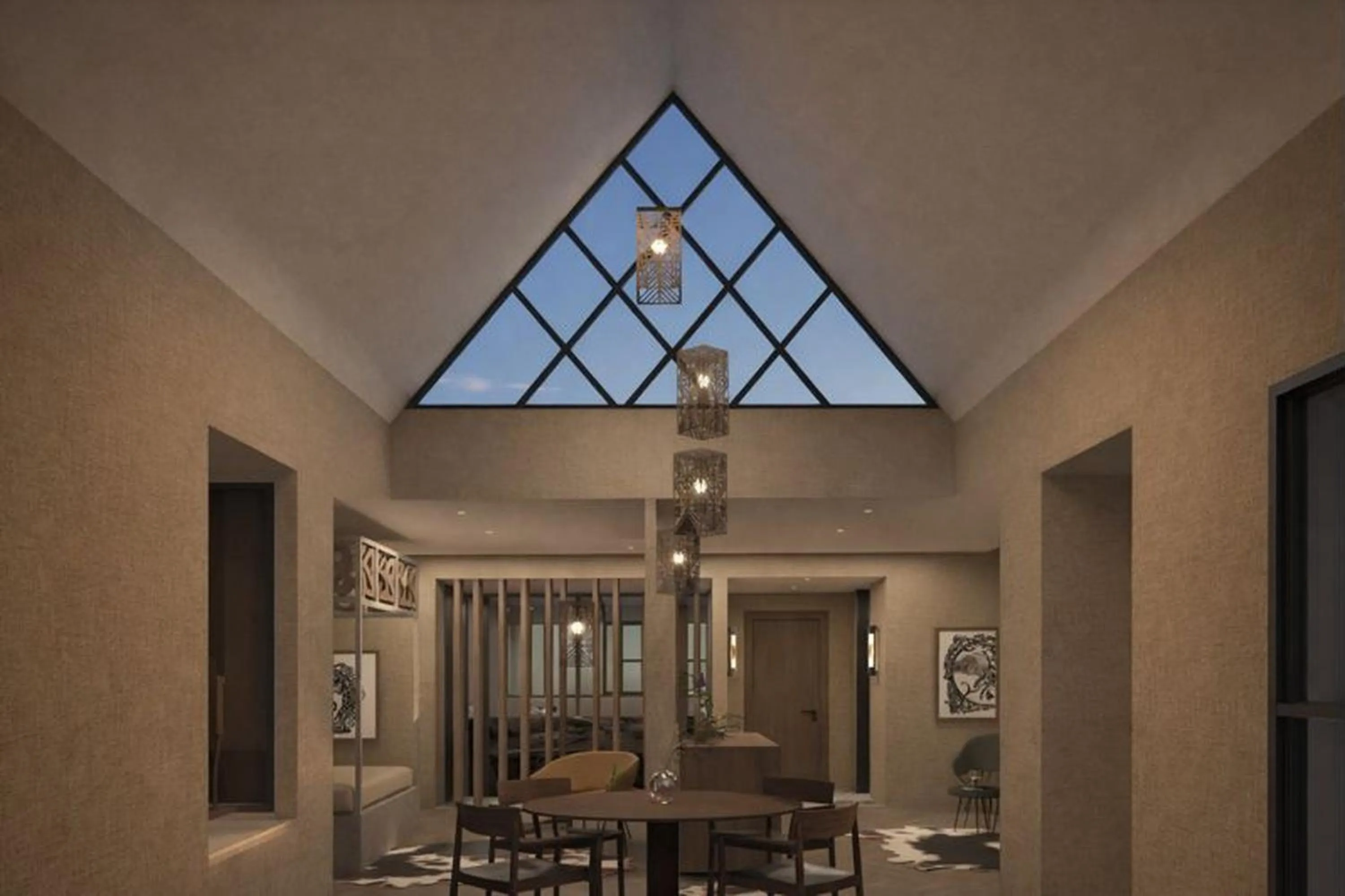 Dining area in Hotel Viking