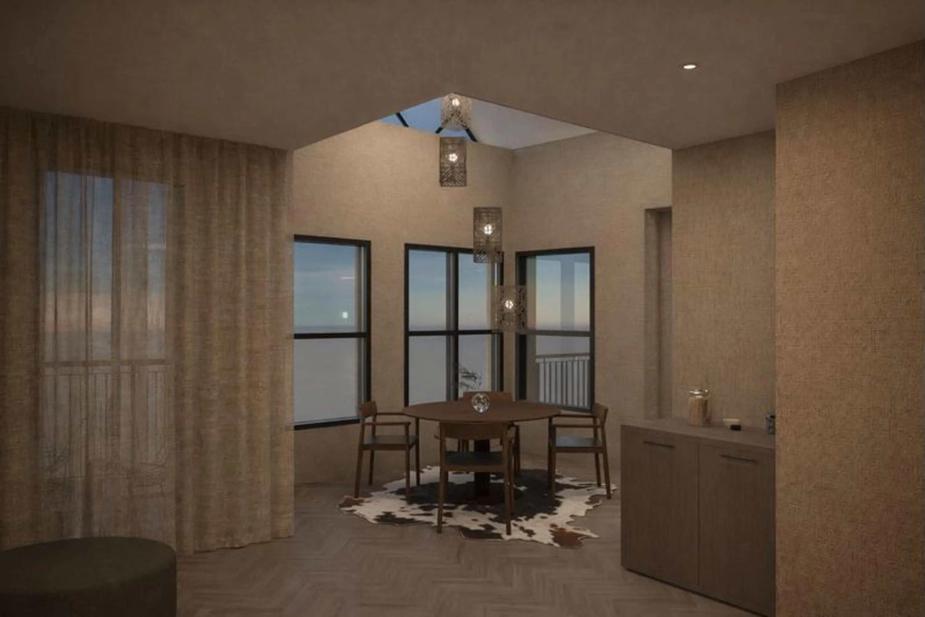 Seating area in Hotel Viking