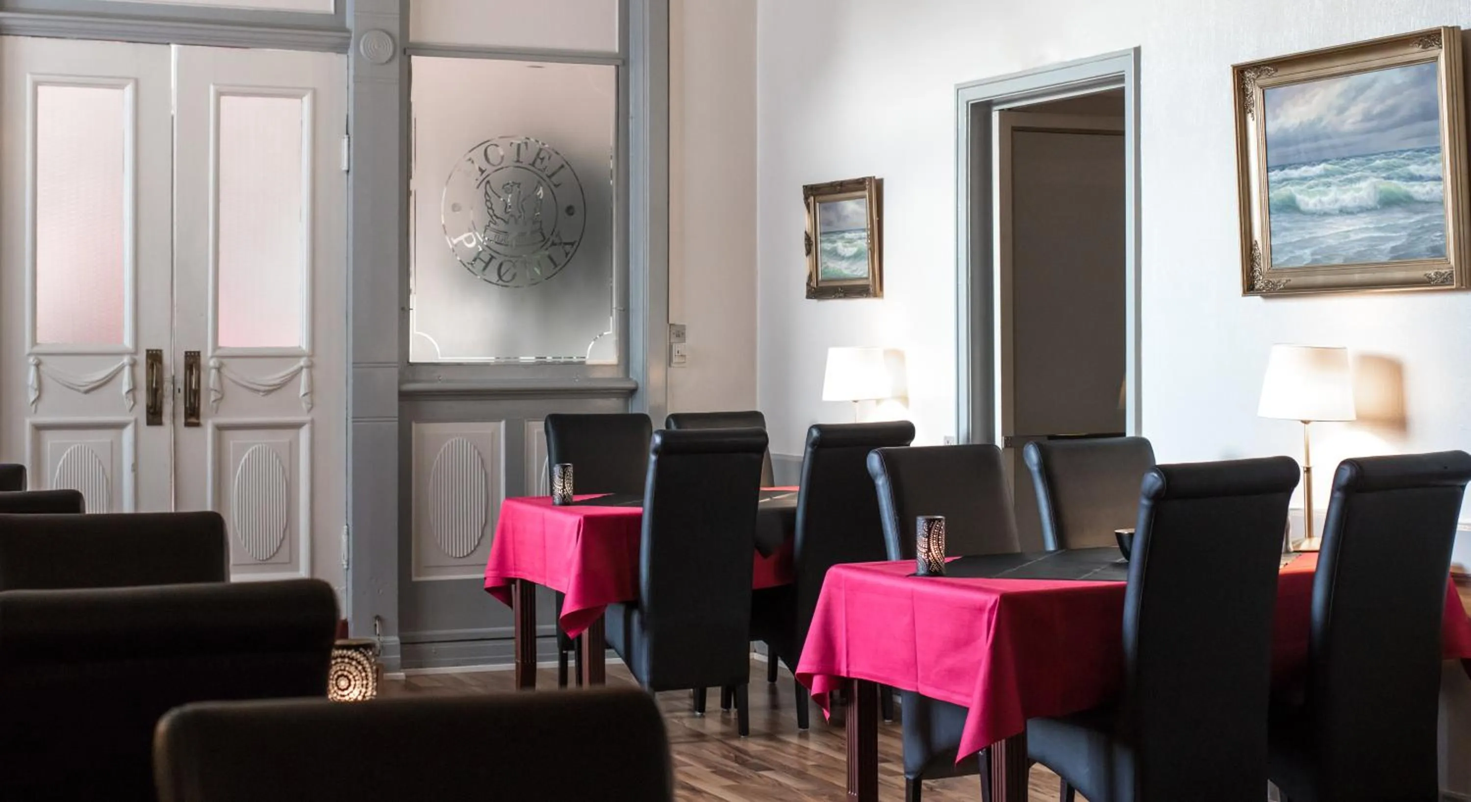 Dining area in Hotel Phønix Hjørring