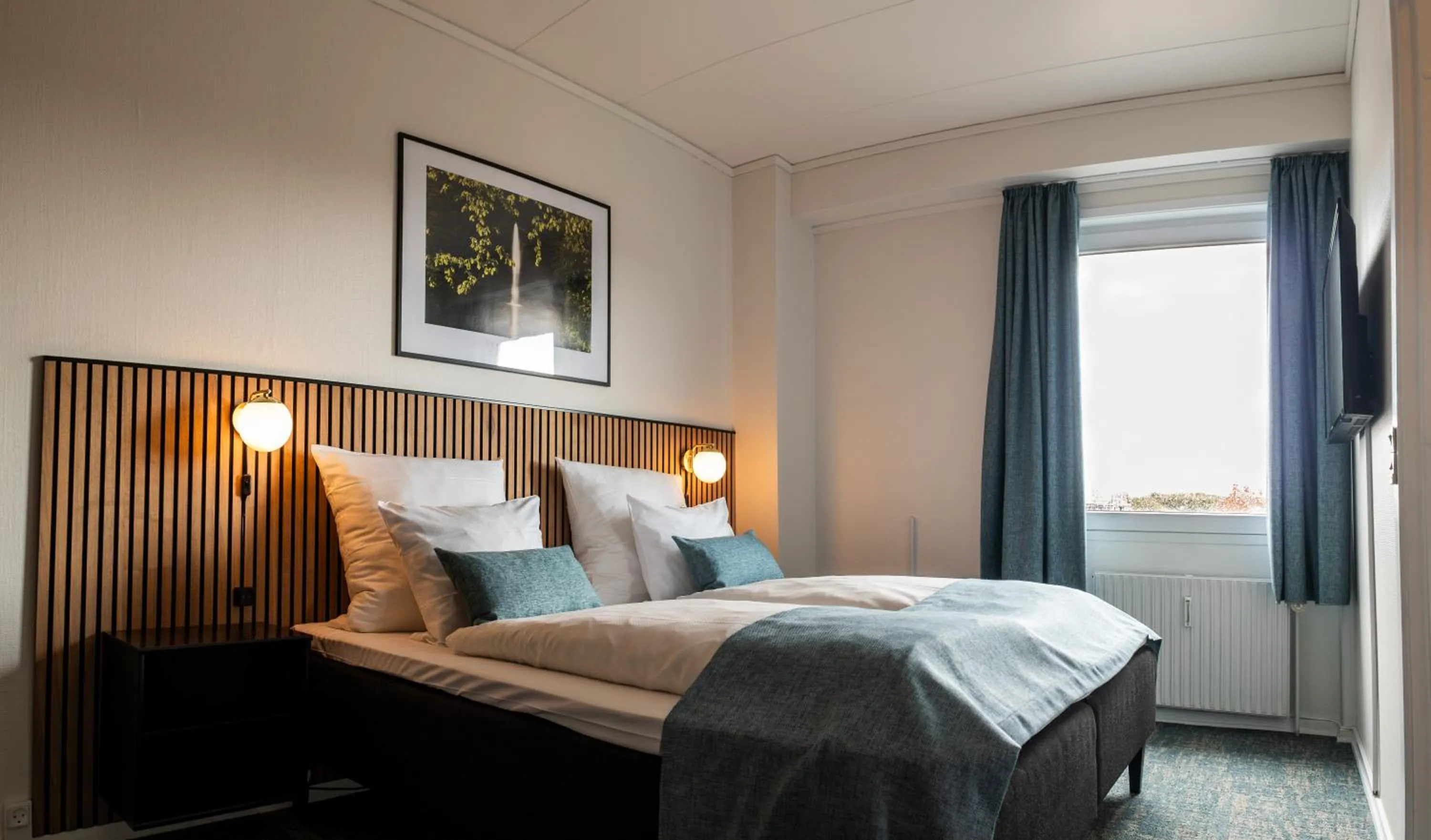 Bed in Hotel Phønix Hjørring