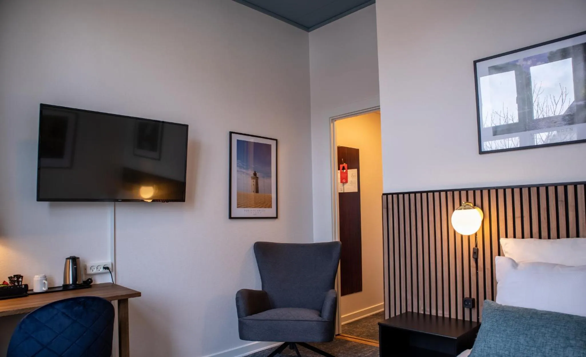 Bed in Hotel Phønix Hjørring