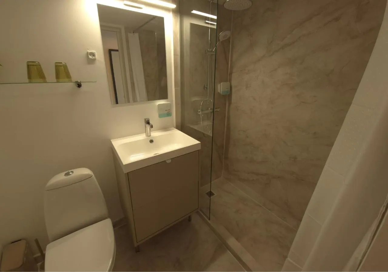 Bathroom in Hotel Phønix Hjørring