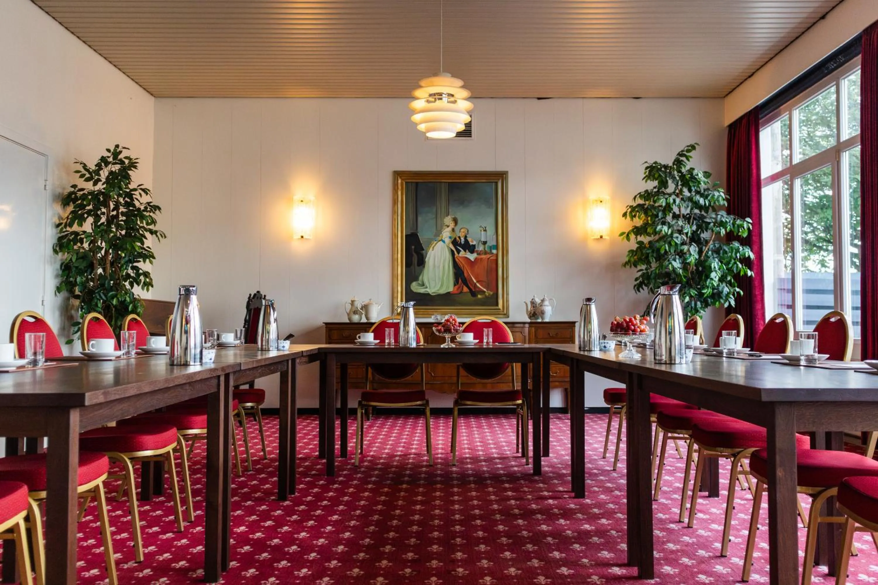 Meeting/conference room in Hotel Phønix Hjørring