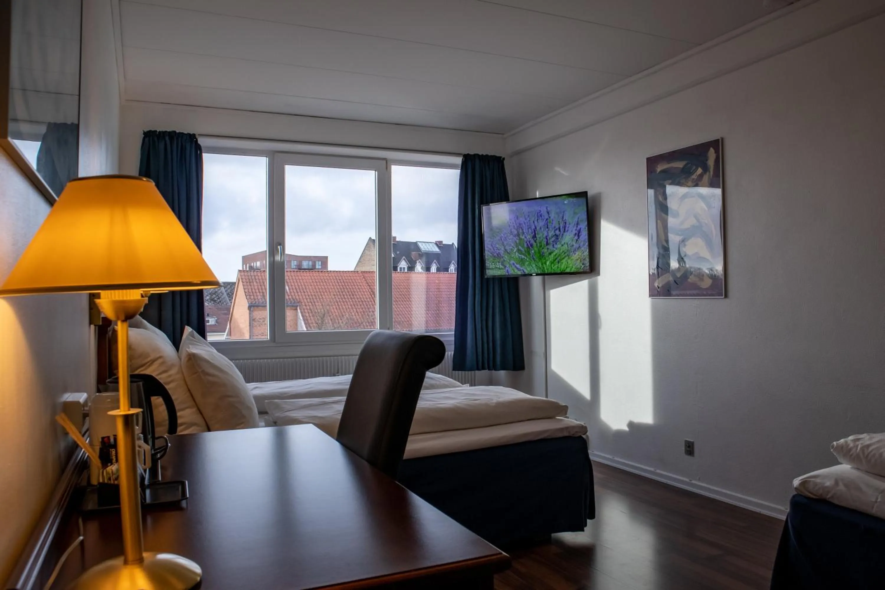 Bed in Hotel Phønix Hjørring