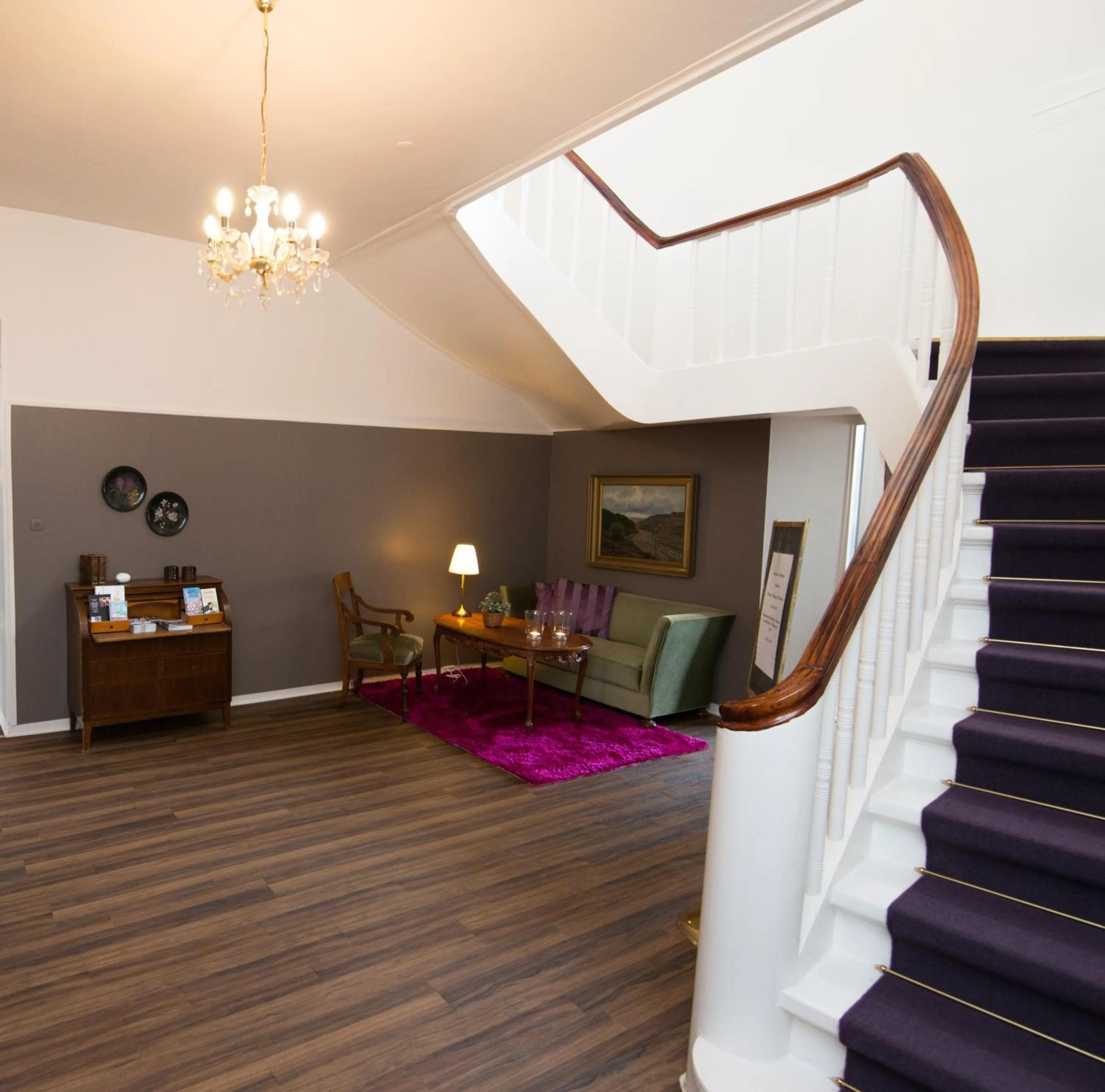 Lobby or reception in Hotel Phønix Hjørring