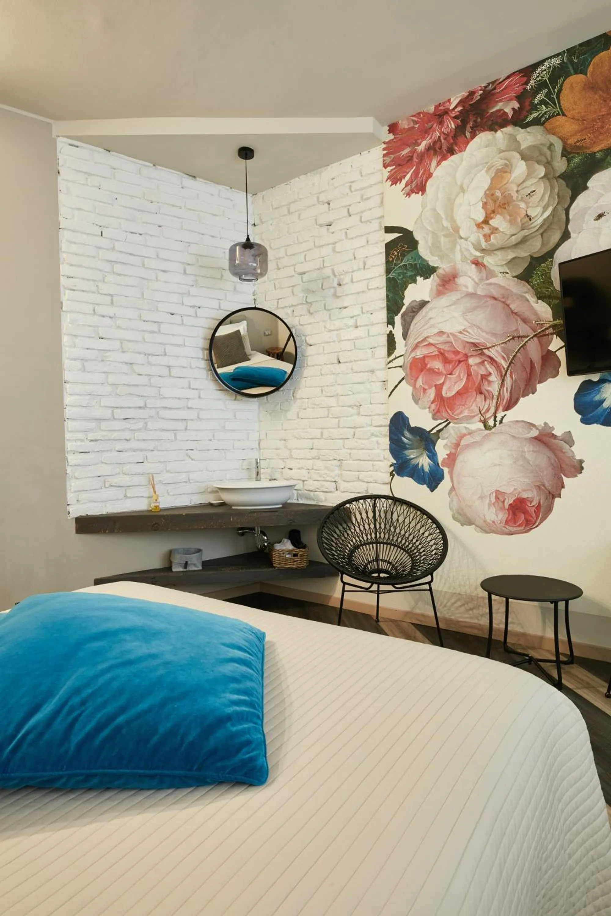 Decorative detail, Bed in 15 Quindici by Serendipity Rooms