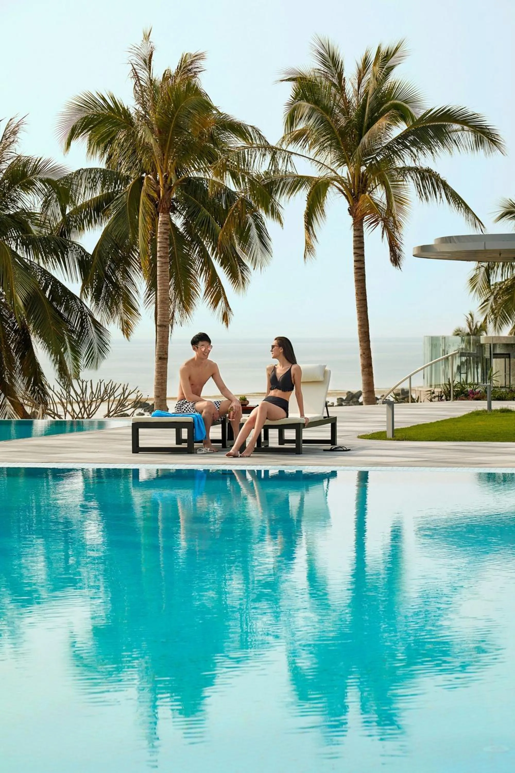 Swimming pool in The Shanhaitian Resort Sanya, Autograph Collection