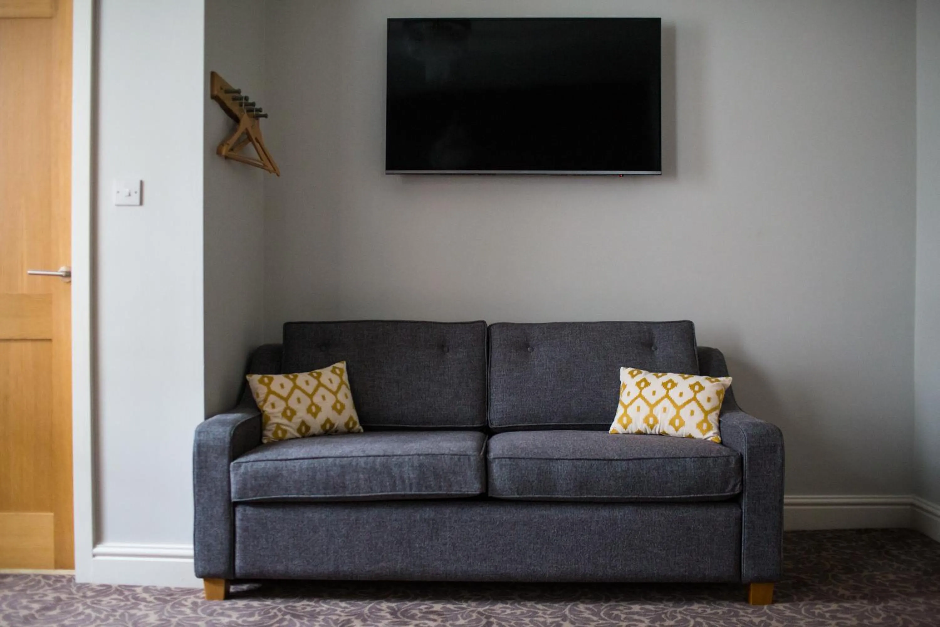 Seating area in The Blue Boar