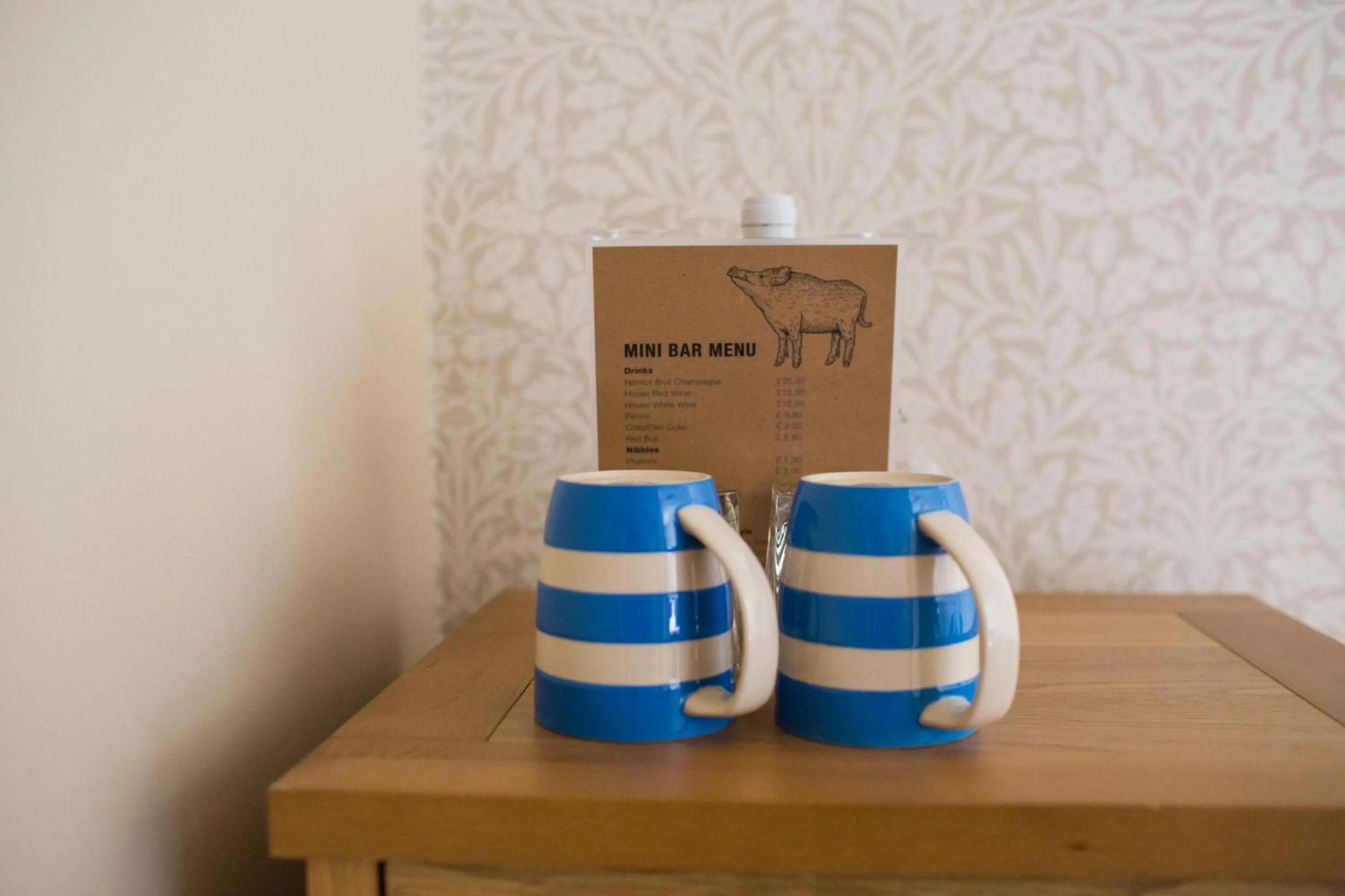 Non alcoholic drinks in The Blue Boar