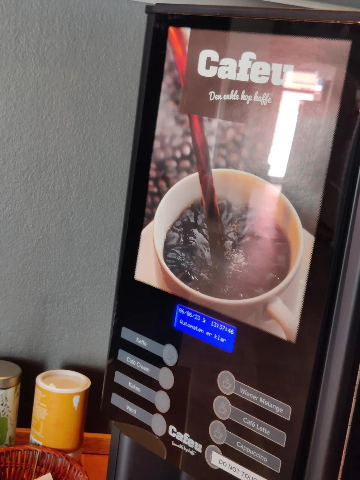 Coffee/tea facilities in CentralHotellet