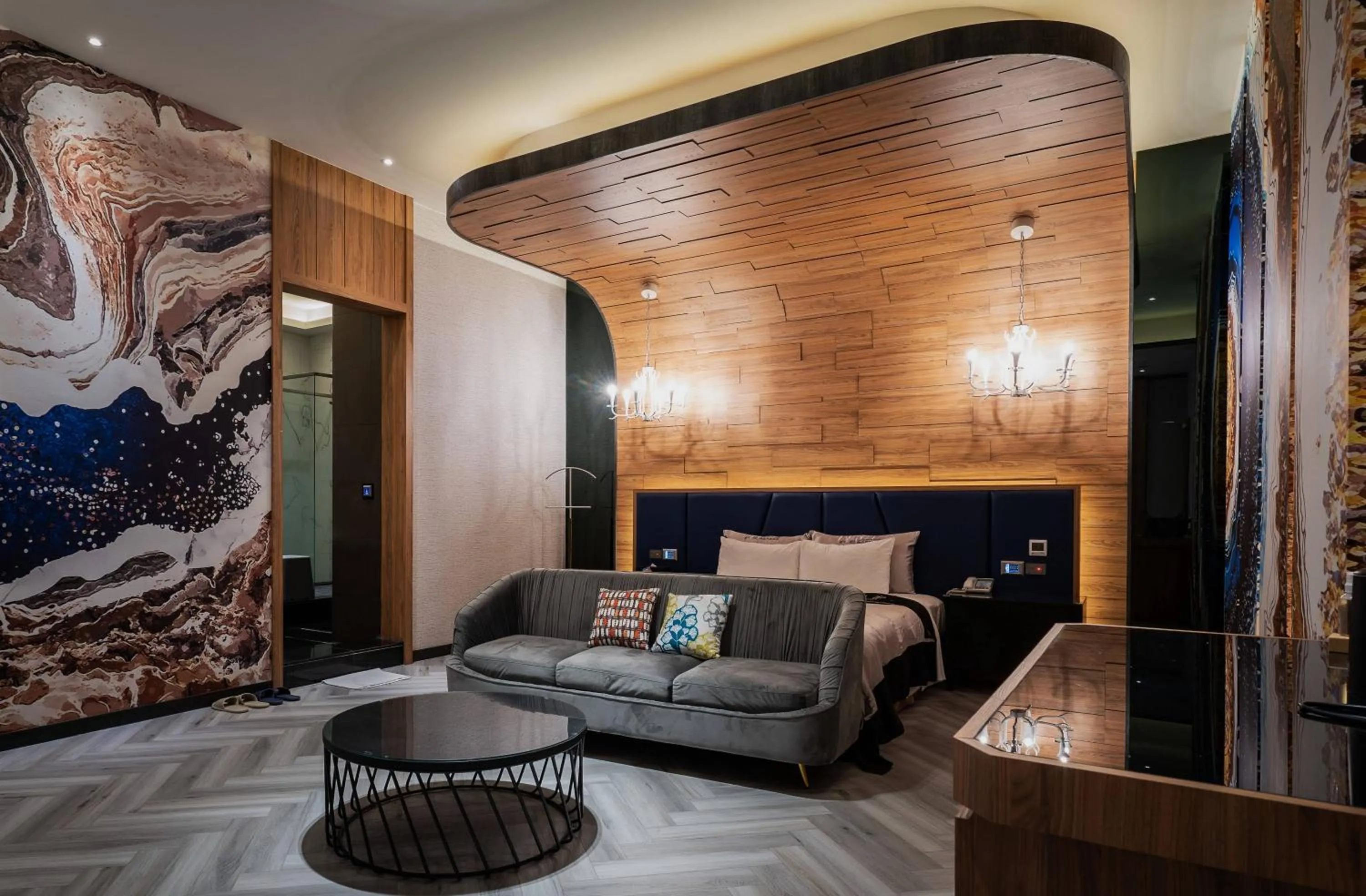 Photo of the whole room in Aquarius Motel