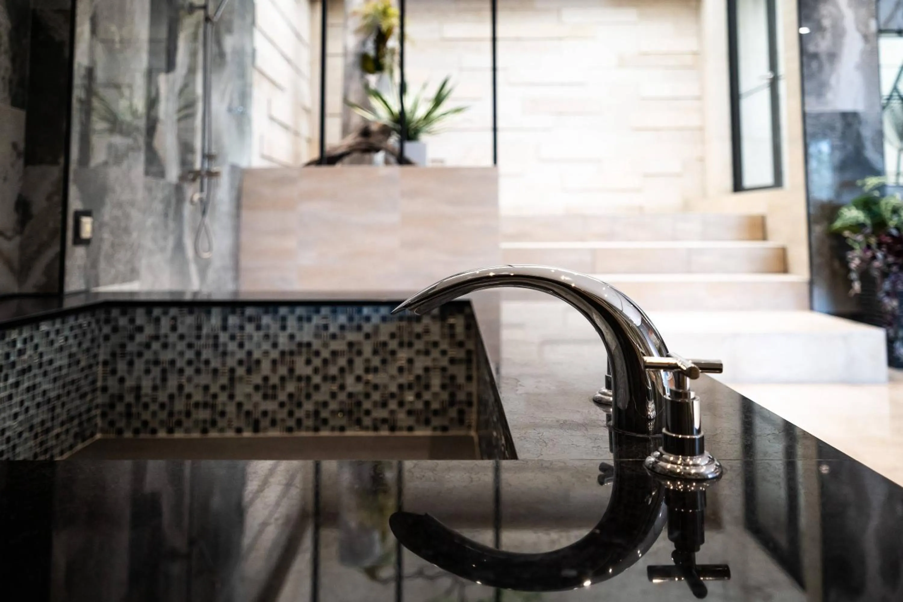 Decorative detail in Aquarius Motel