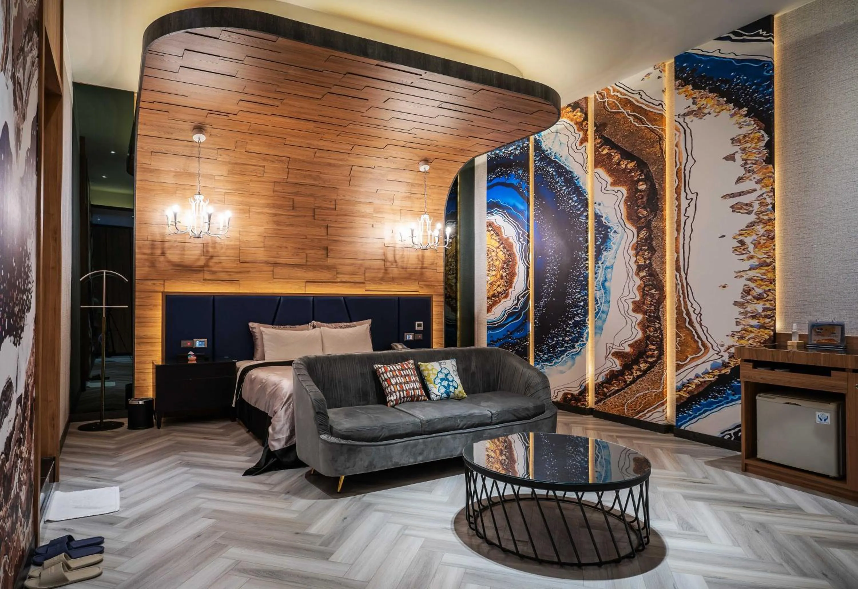 Photo of the whole room in Aquarius Motel