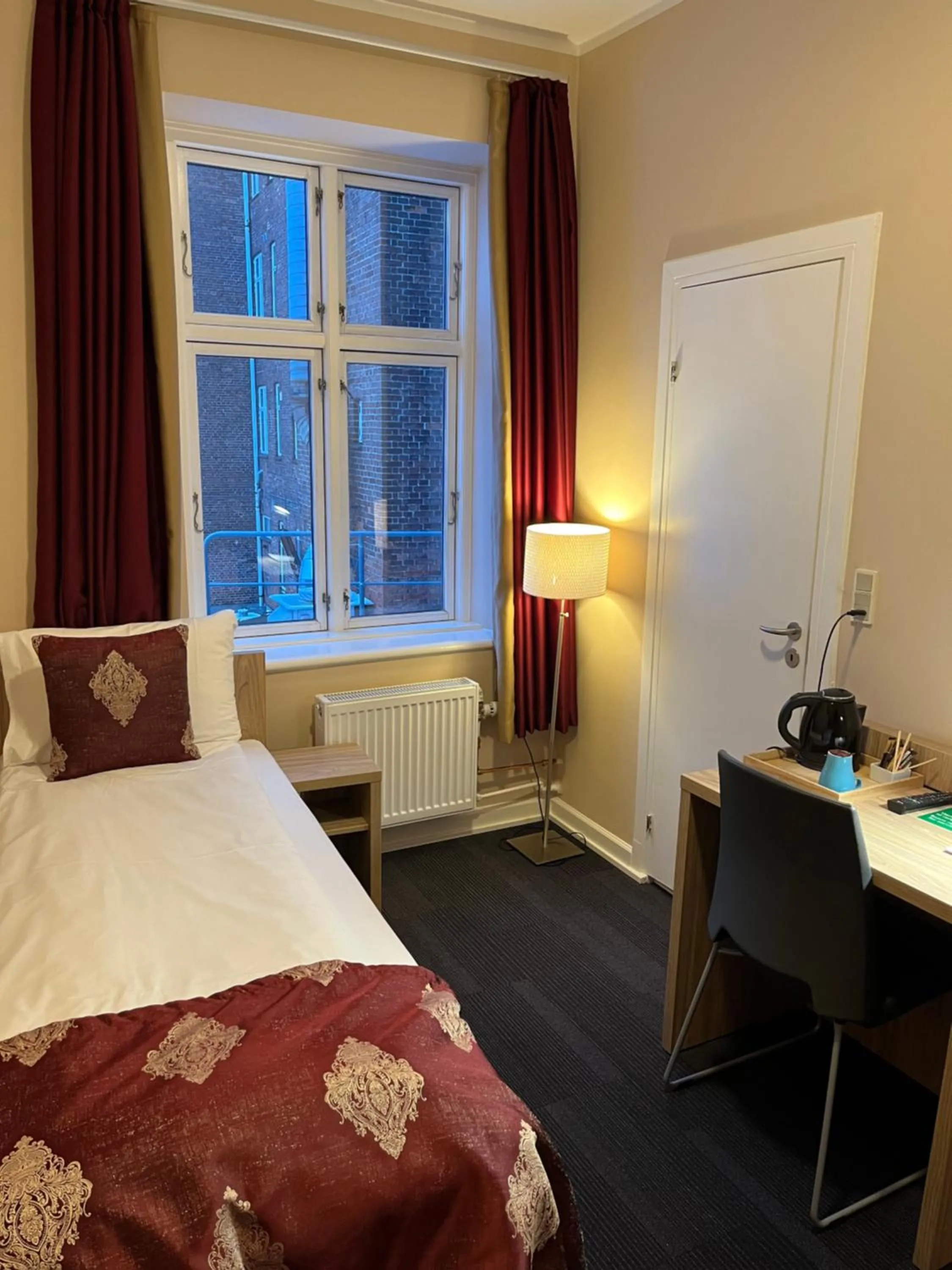 Bed in Hotel Skandia