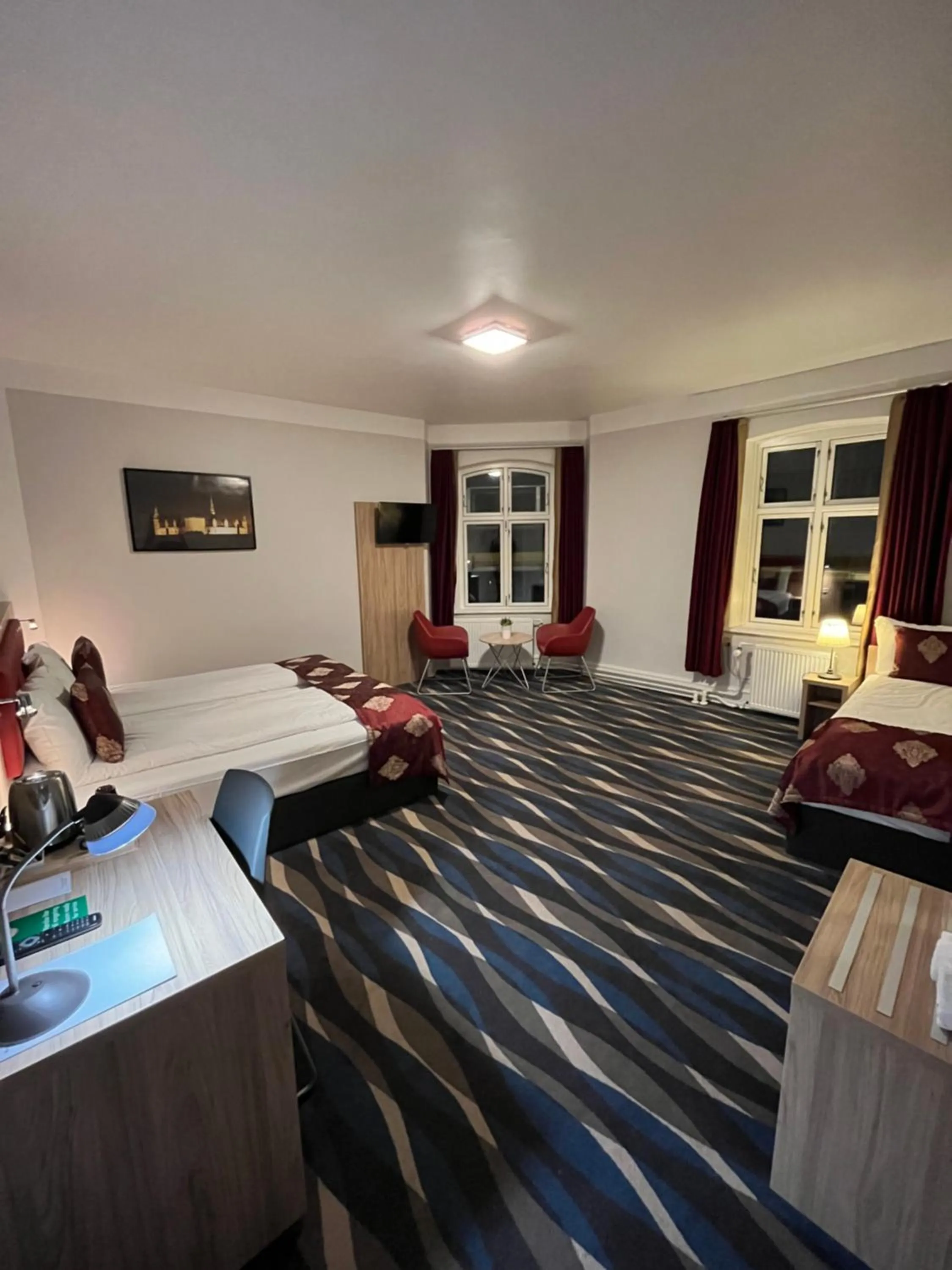 Bed in Hotel Skandia