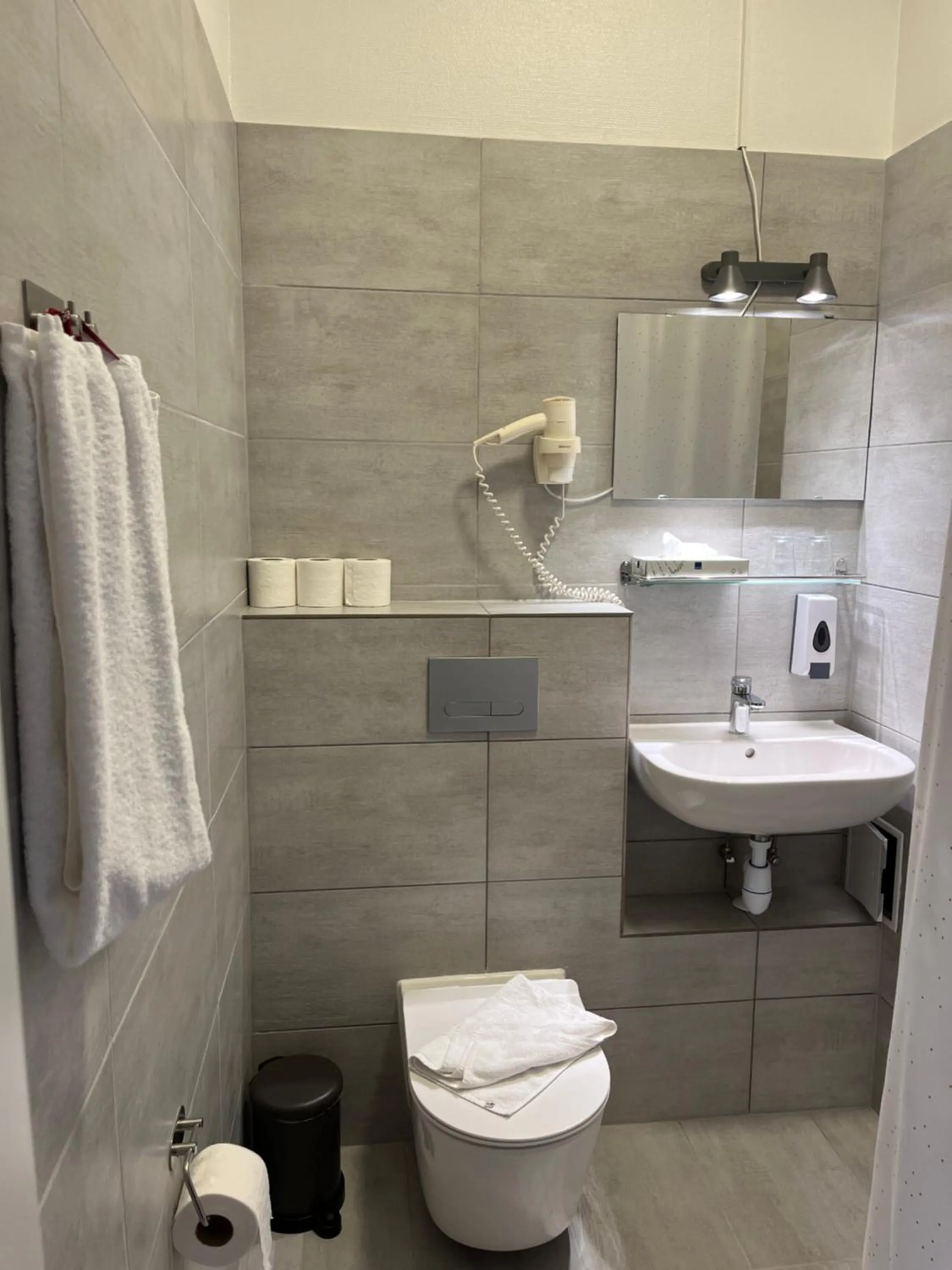 Shower in Hotel Skandia