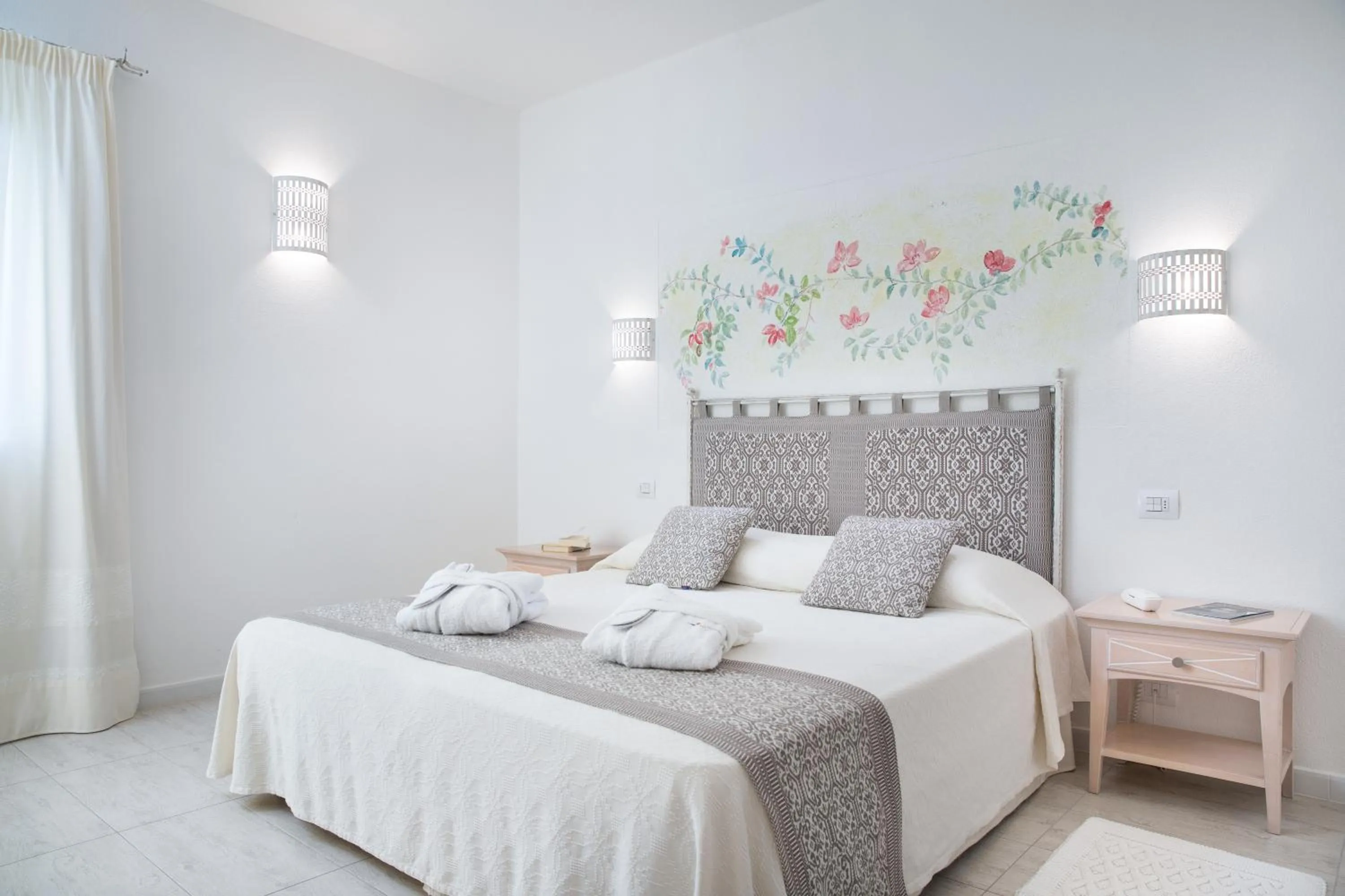 Bed in Hotel Flamingo