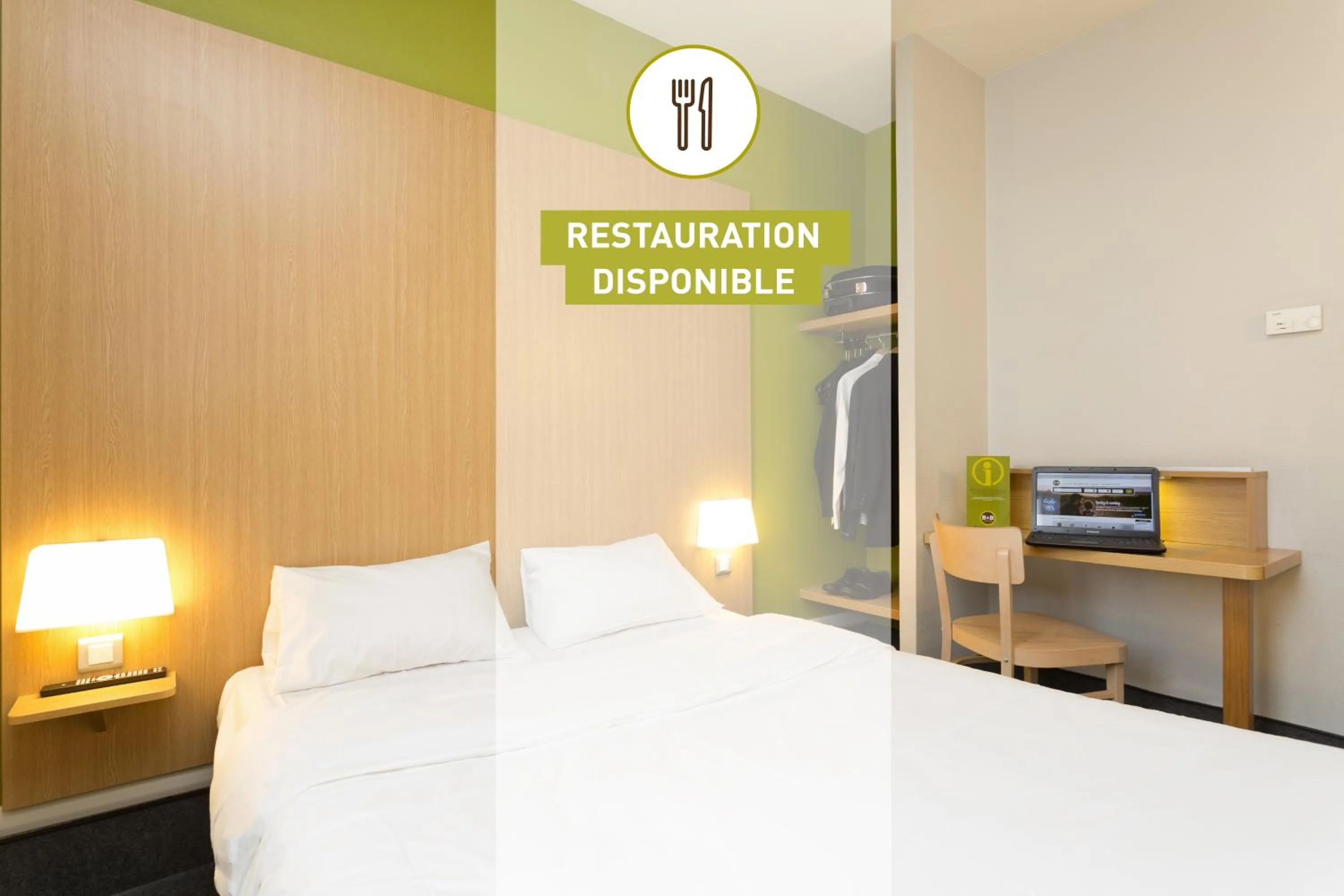 Dinner, Bed in B&B HOTEL Angers Parc Expos