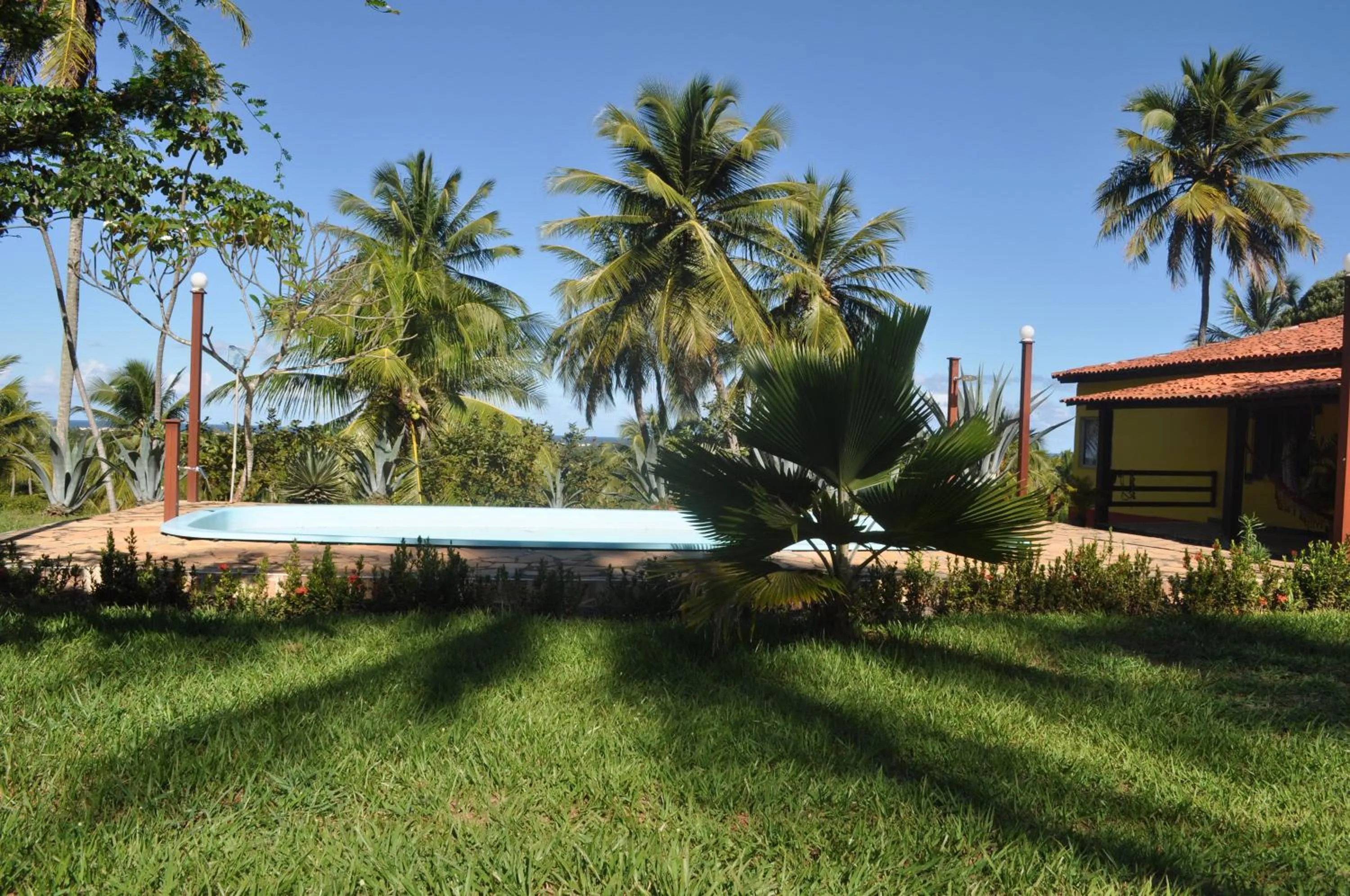 Pool view in Sitio Os Tres