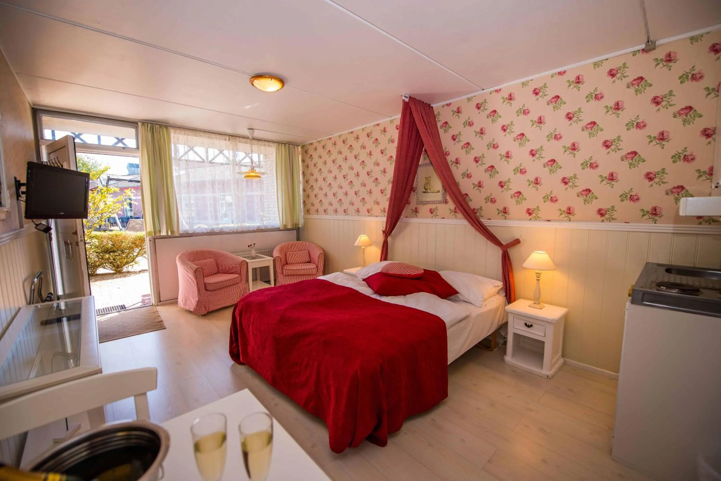 Bed in Hotel Kommandørgården