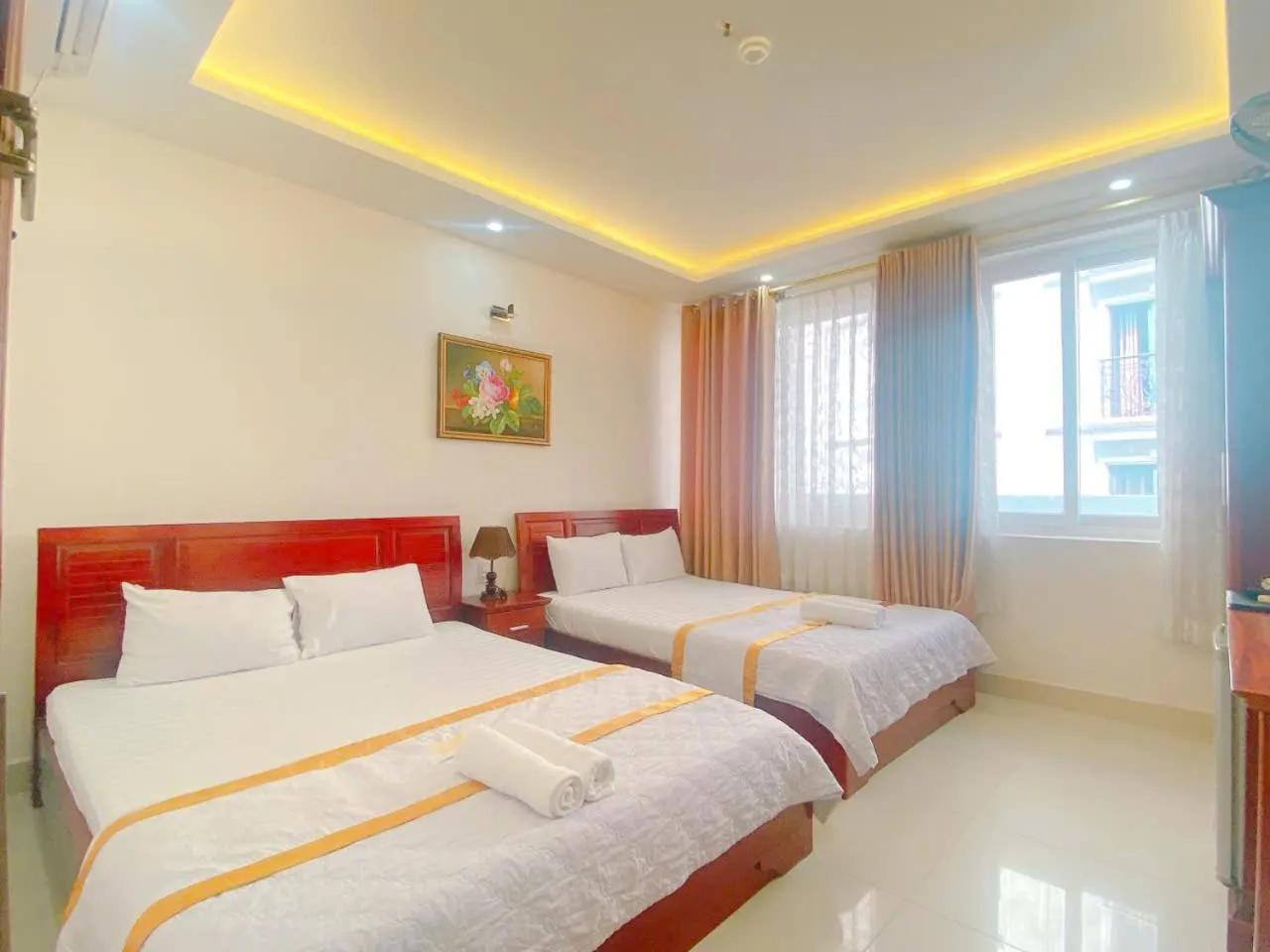 Bed in Diamond Sea Hotel