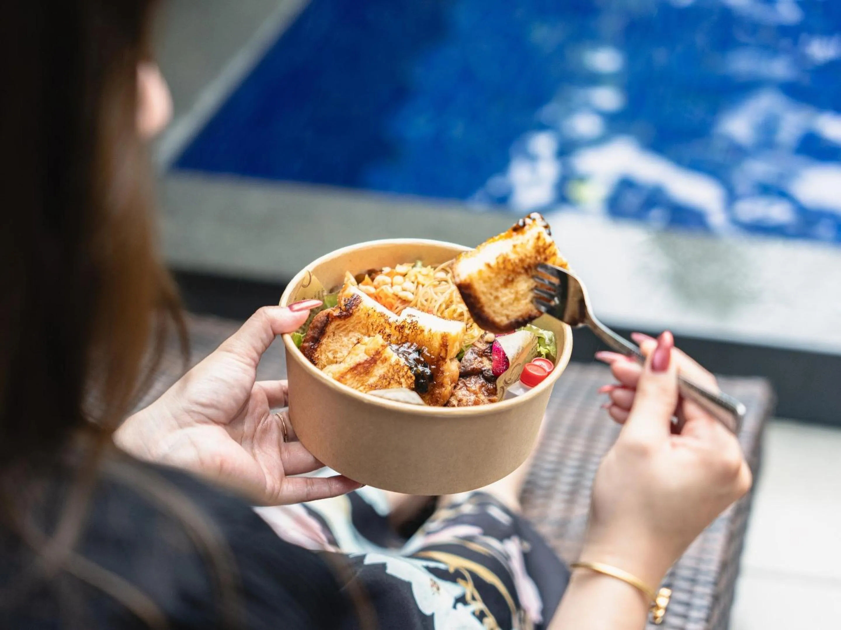 Breakfast in Pool Villa Imadomari by Coldio Premium