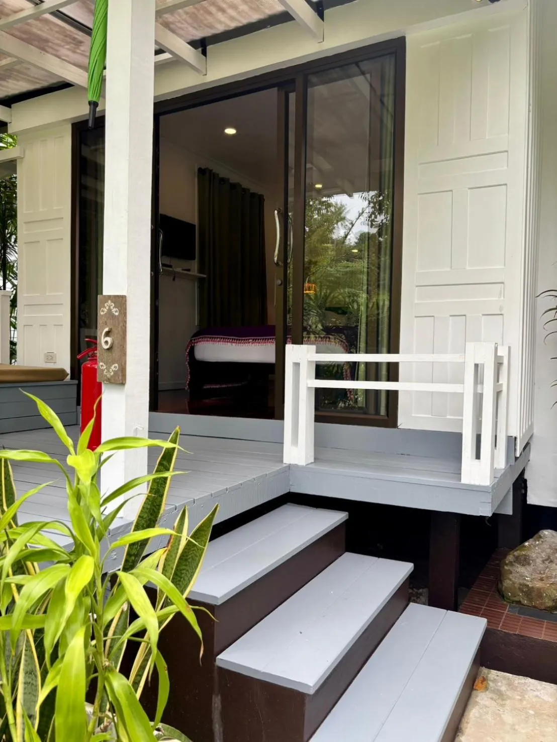 Balcony/Terrace in Baan Bua Cottage