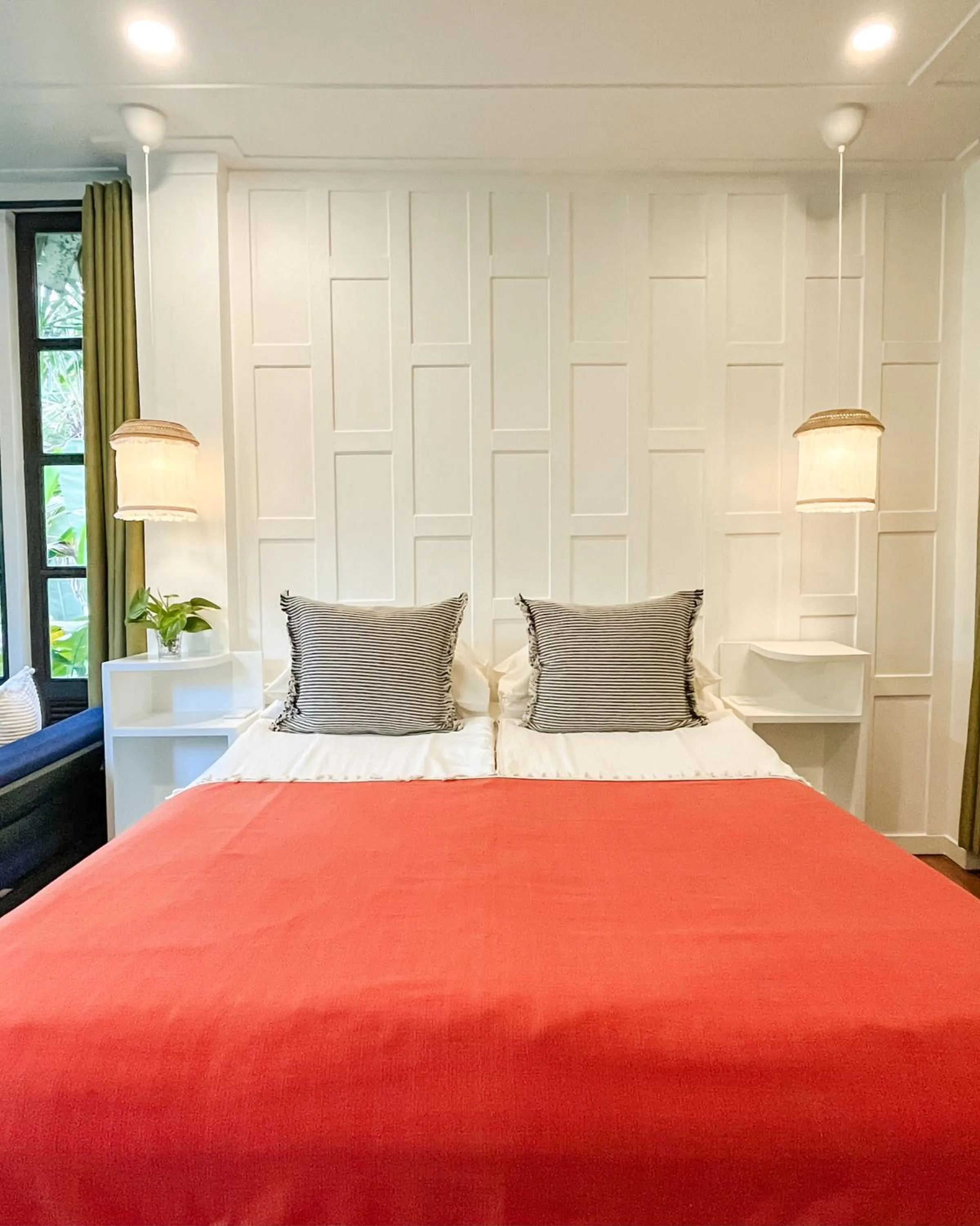 Bed in Baan Bua Cottage