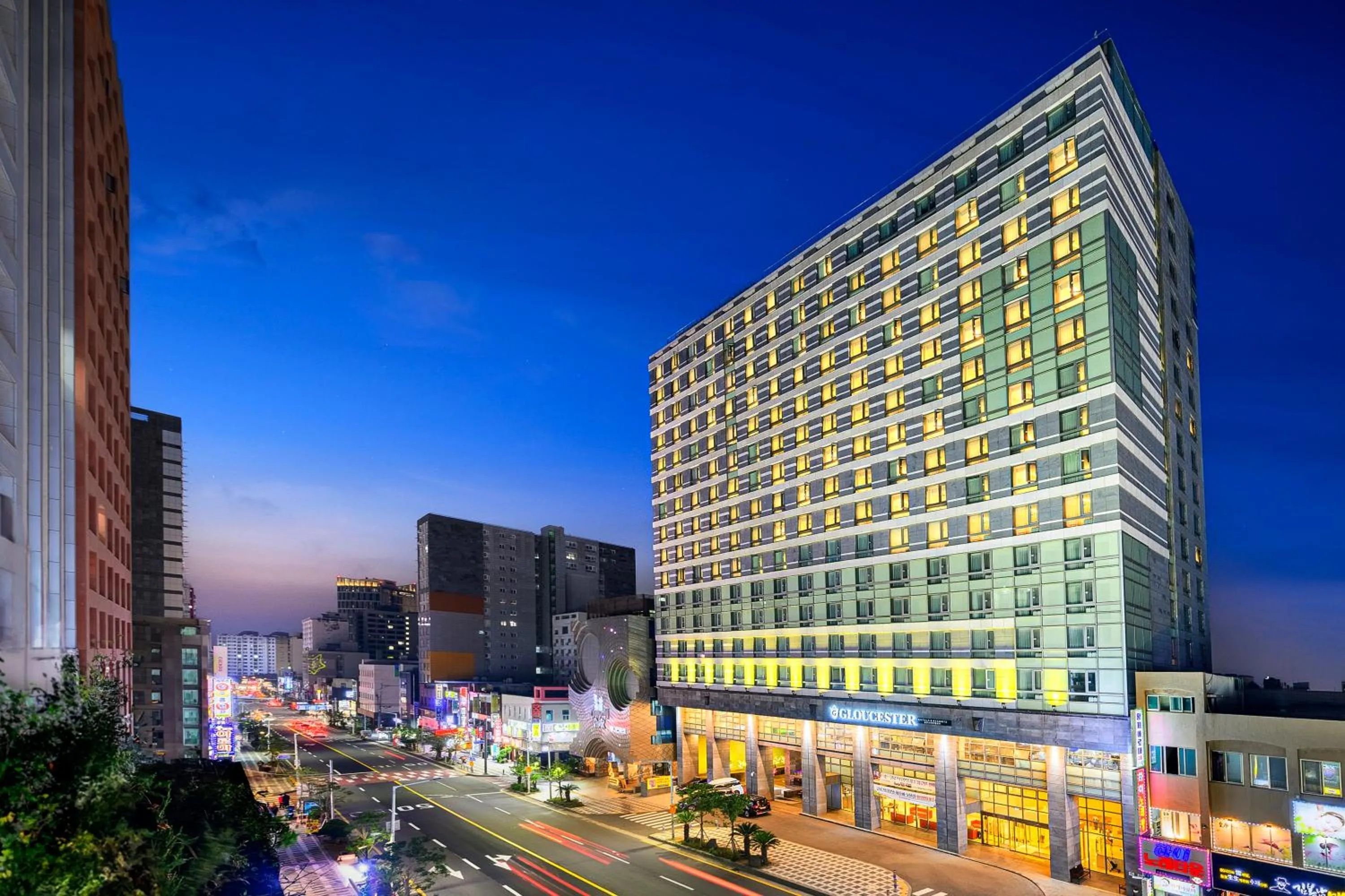 Property building in Gloucester Hotel Jeju