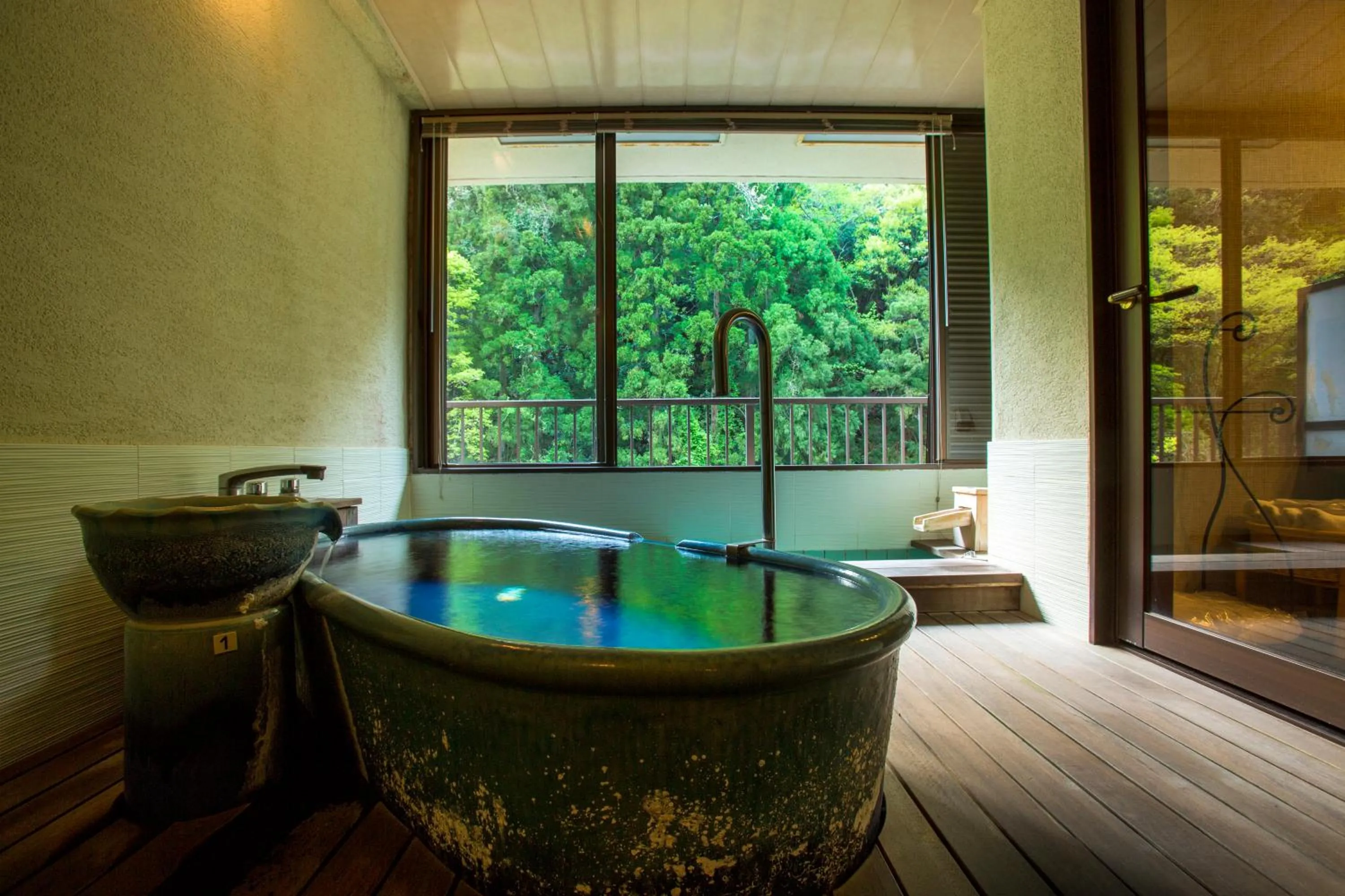 Bathroom in Yamanakaonsen Ohanami Kyubei