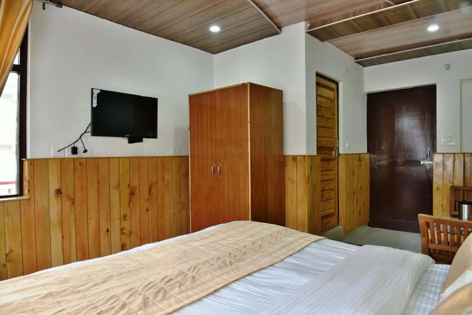Bed in Hotel Akash - Luxury Hotel In McLeodganj