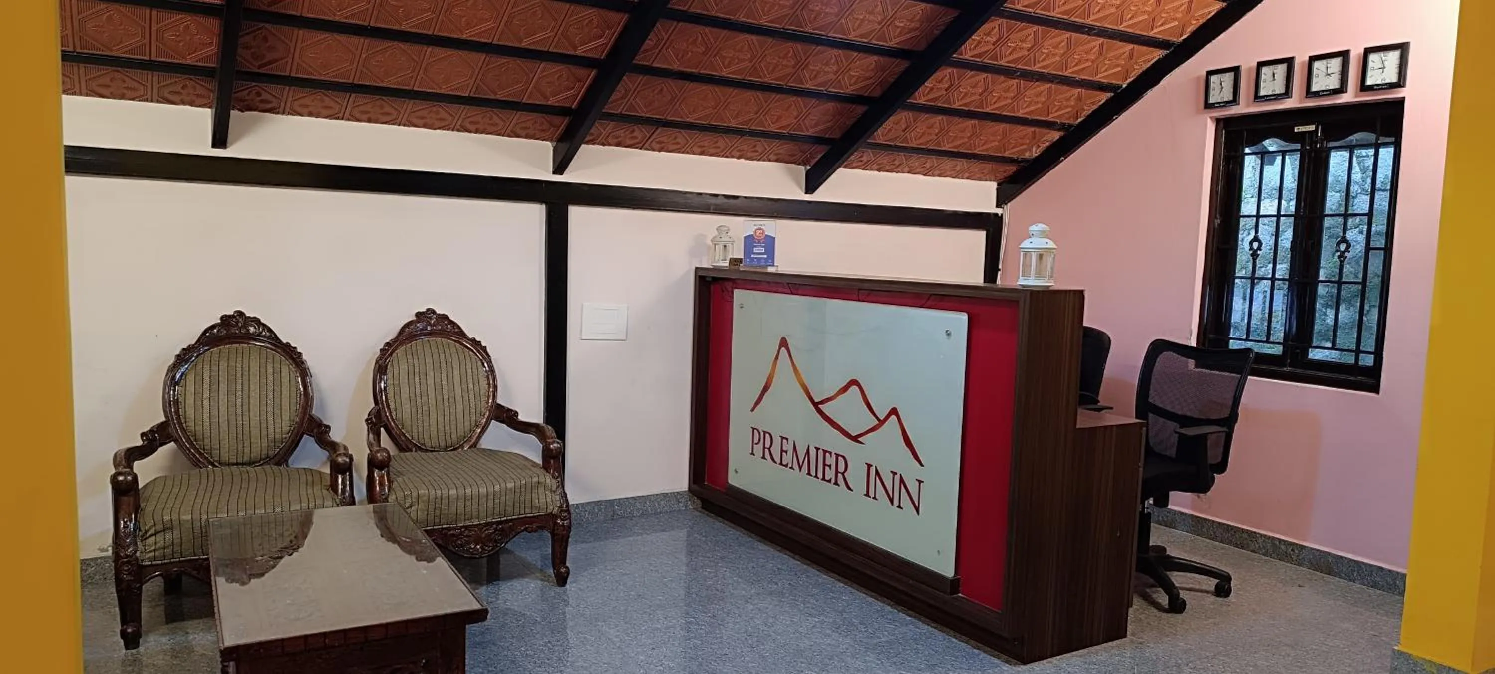 Lobby or reception in Premier Inn