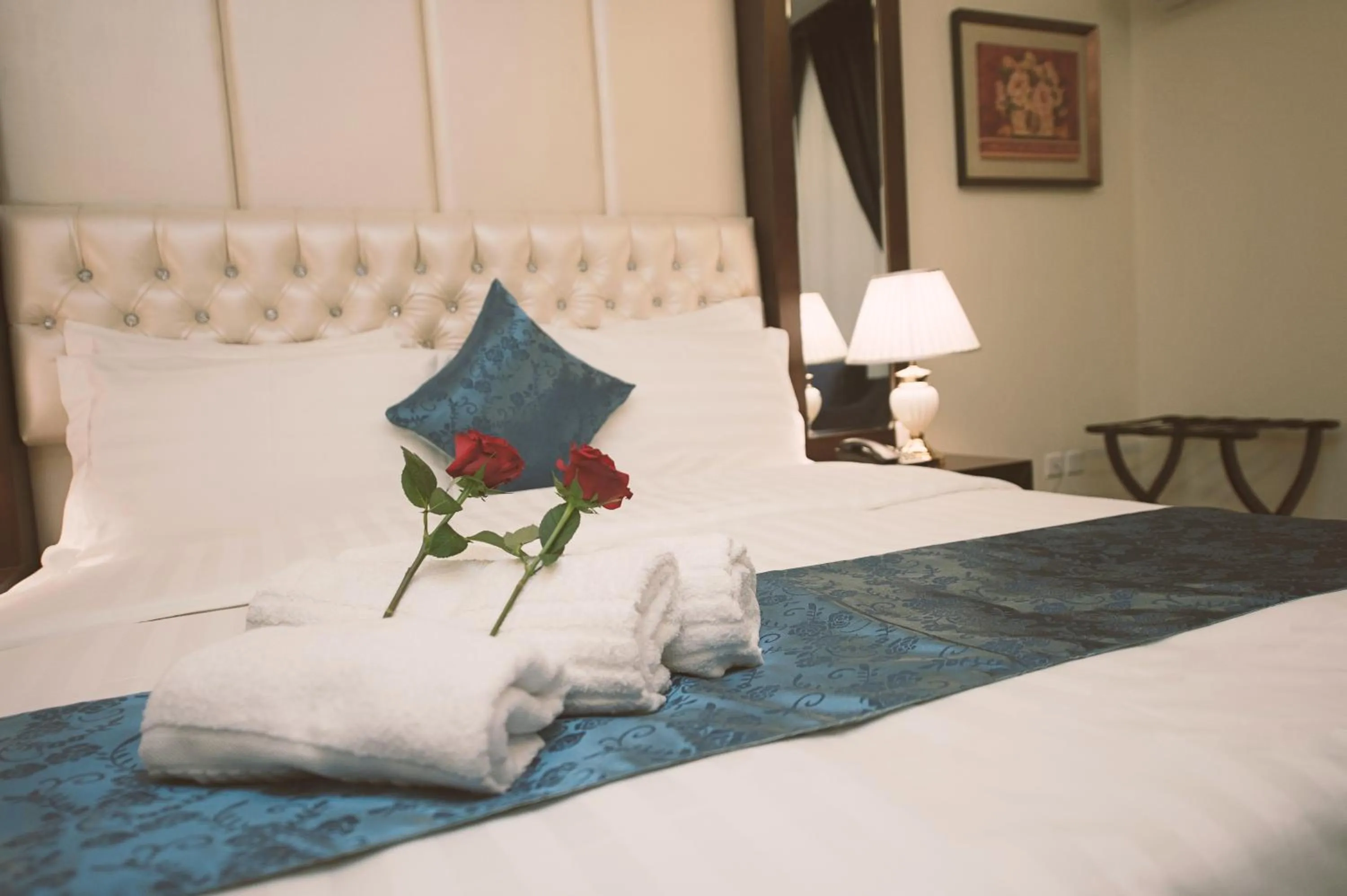 Bed in Rest Night Serviced Apartments Wadi Al Dawasir