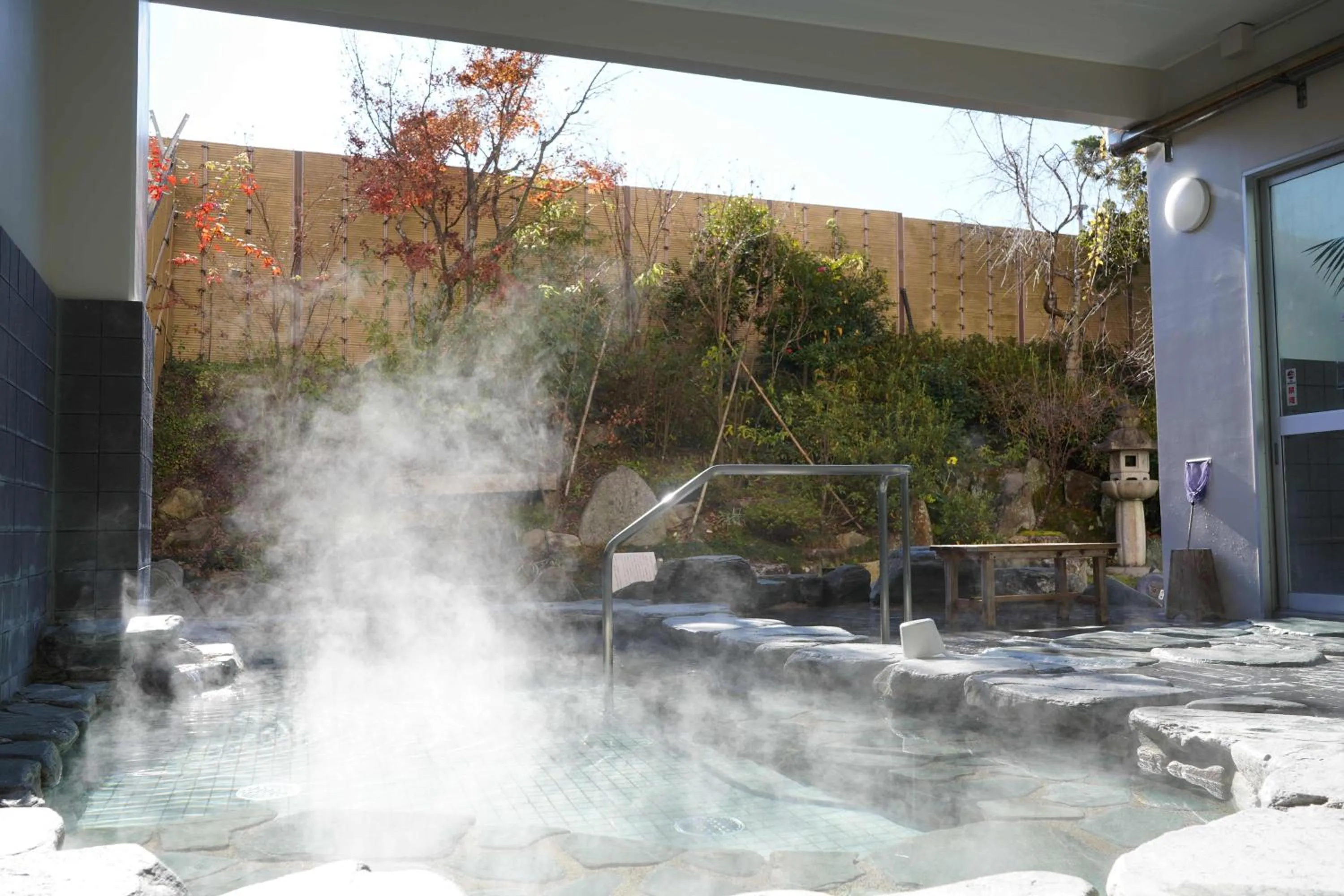 Open Air Bath in Hill Hotel Sunpia Iga