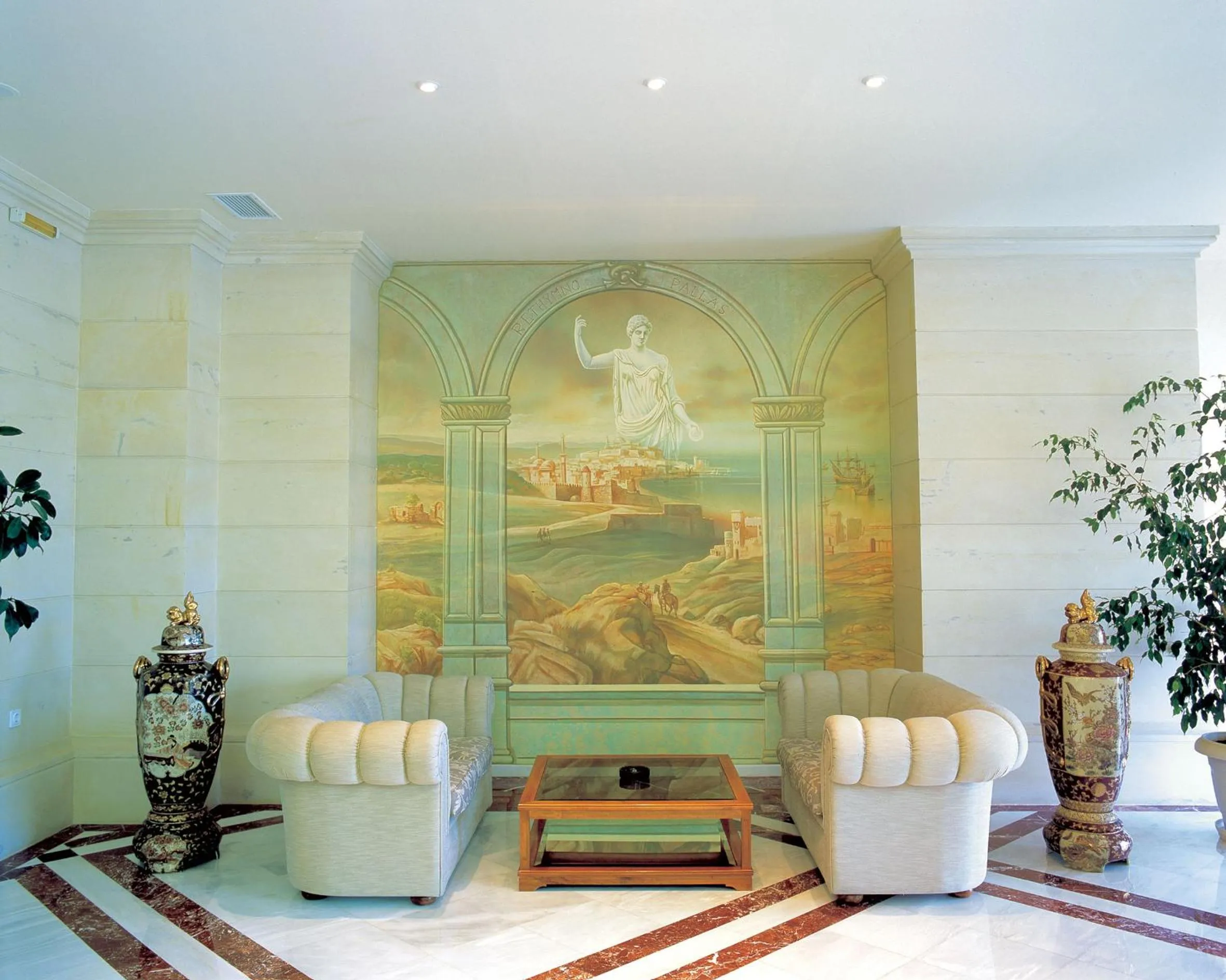 Decorative detail in Rethymno Palace