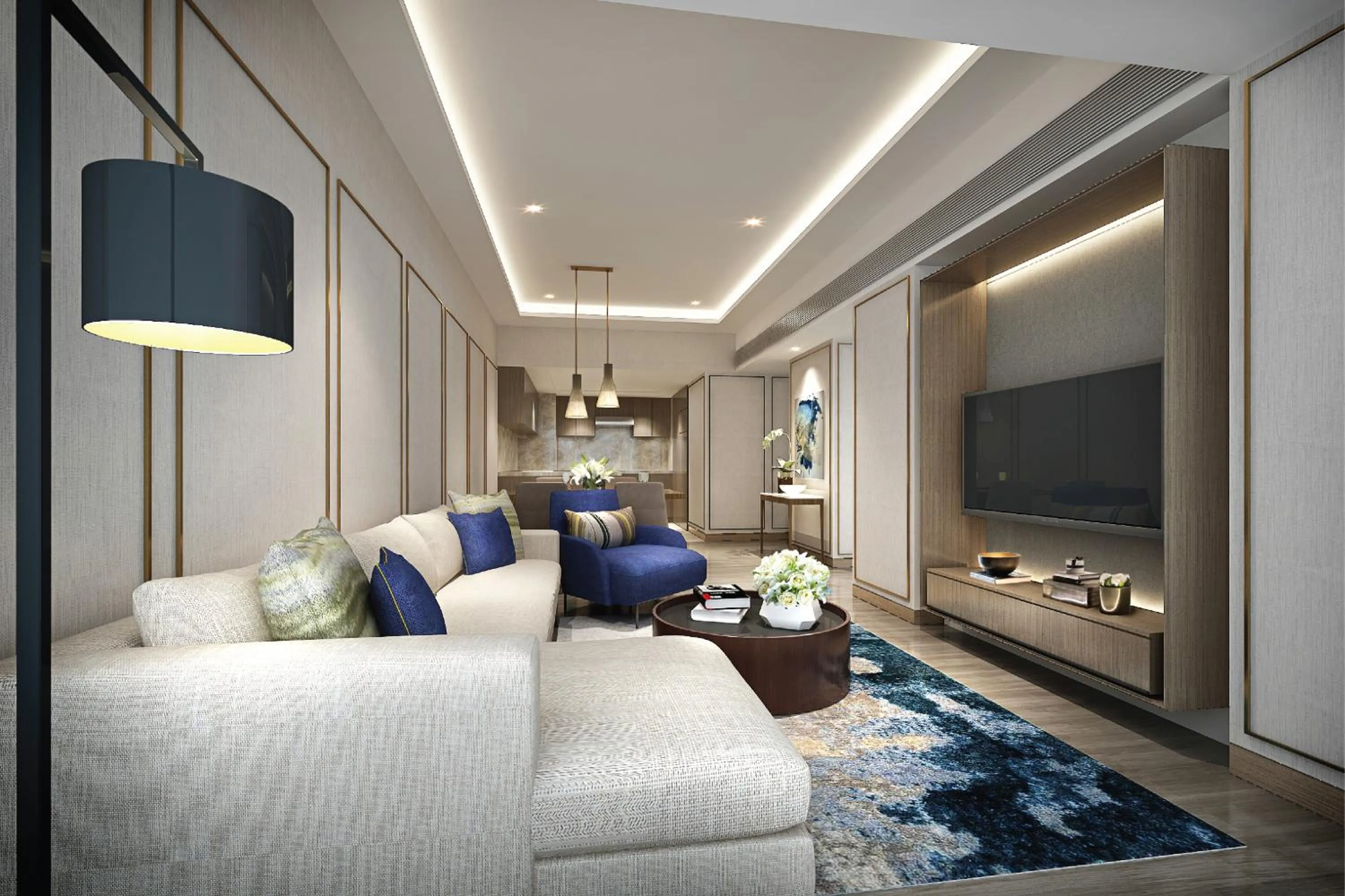 Living room in Modena by Fraser Changsha