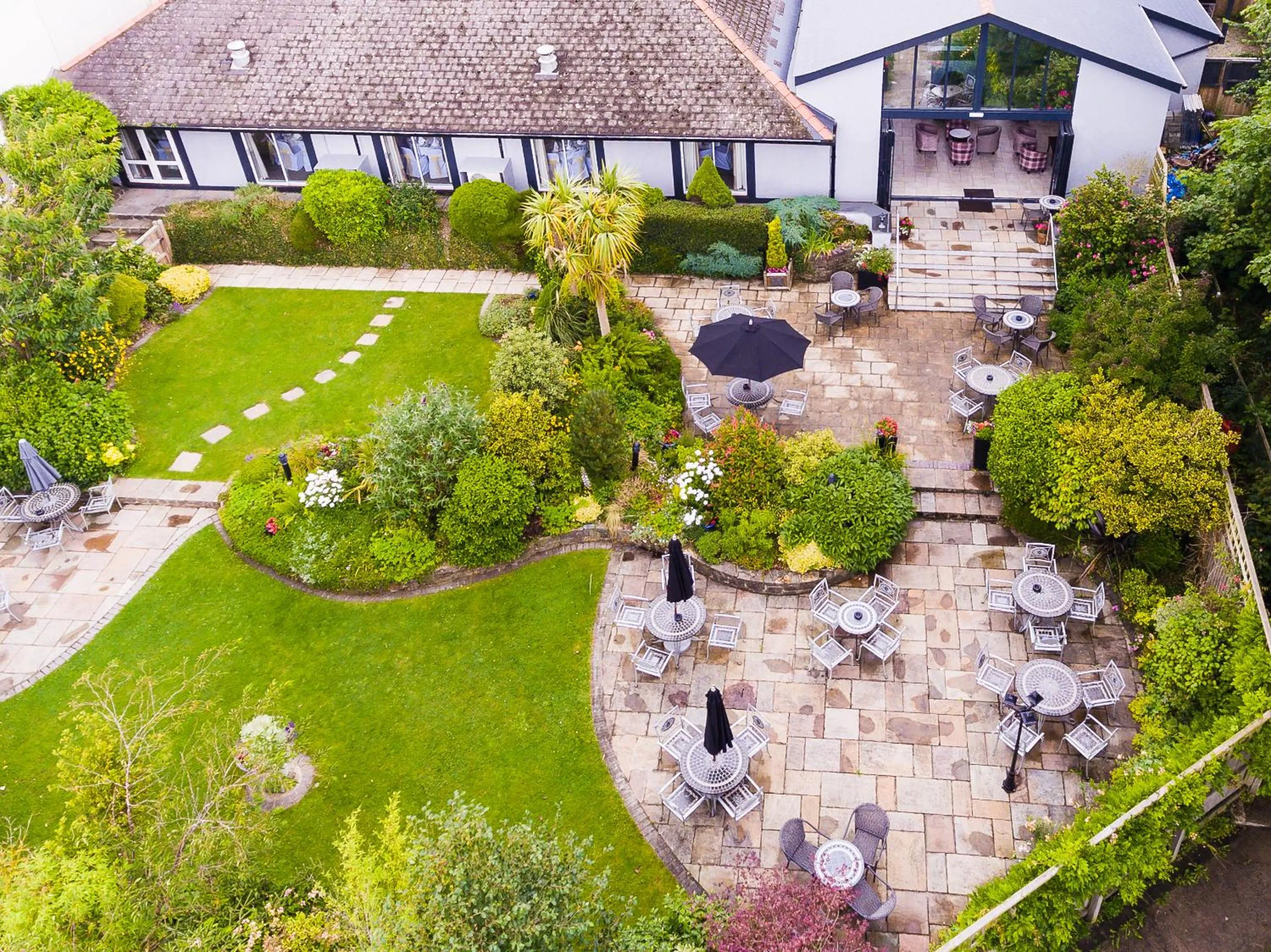 Bird's eye view in Wolfscastle Country Hotel