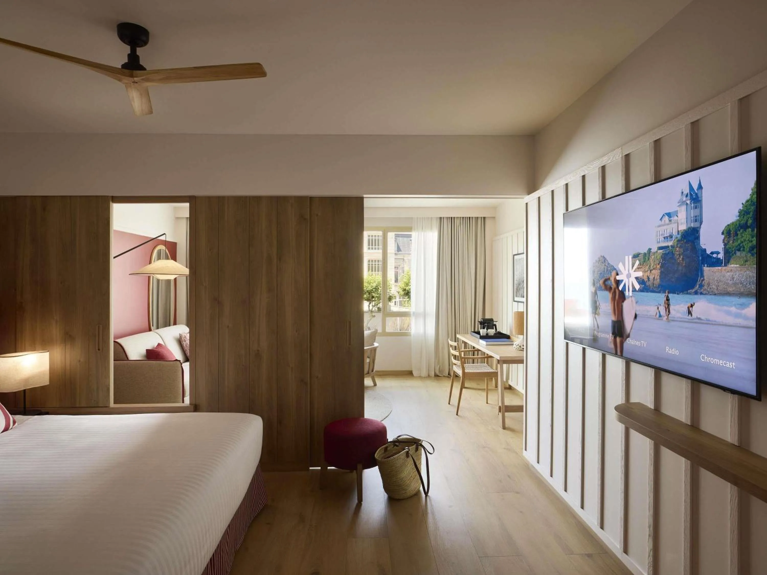 Bedroom, Bed in Le Talaia Hôtel & Spa Biarritz - MGallery Collection