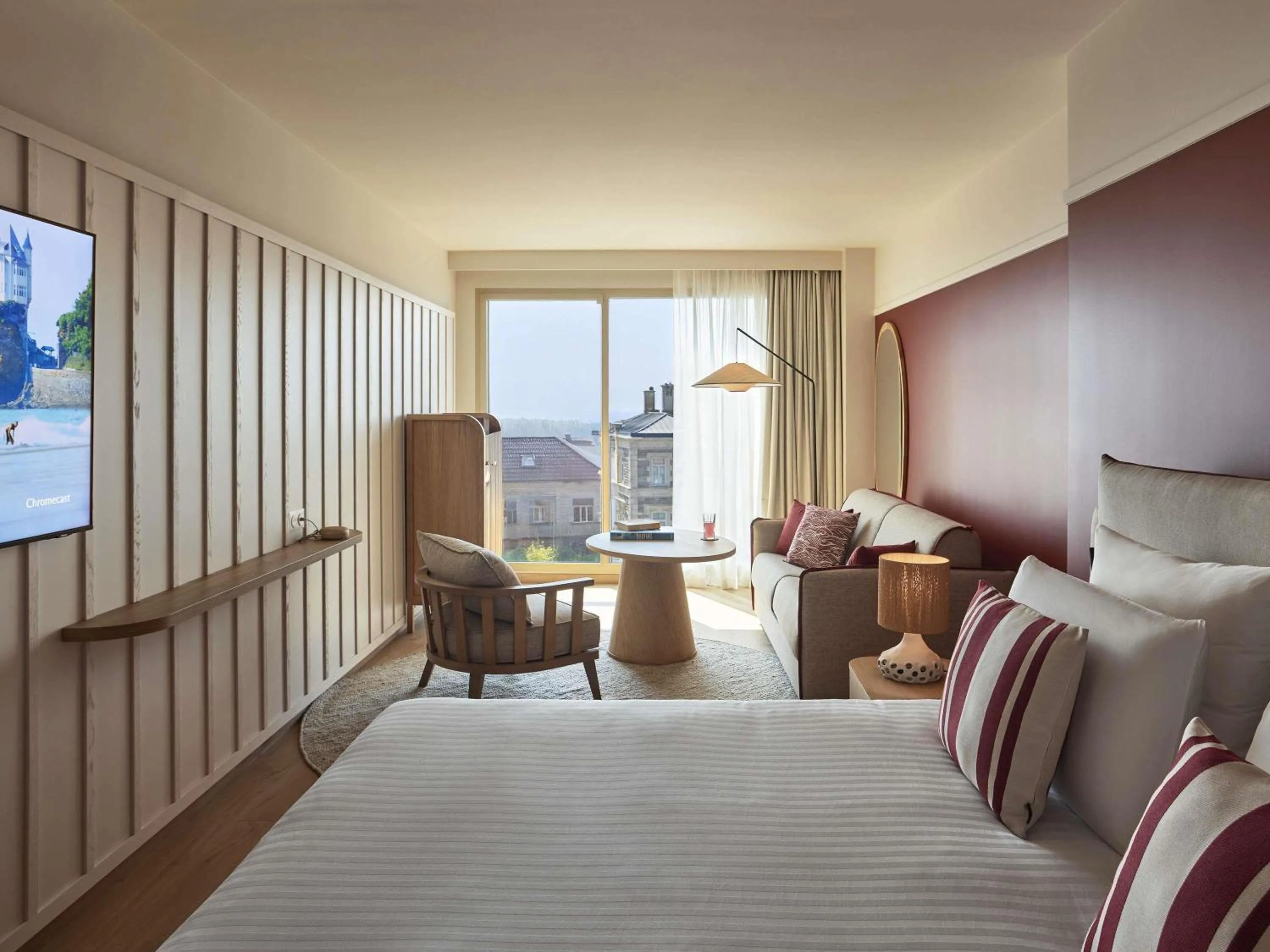 Bedroom, Bed in Le Talaia Hôtel & Spa Biarritz - MGallery Collection