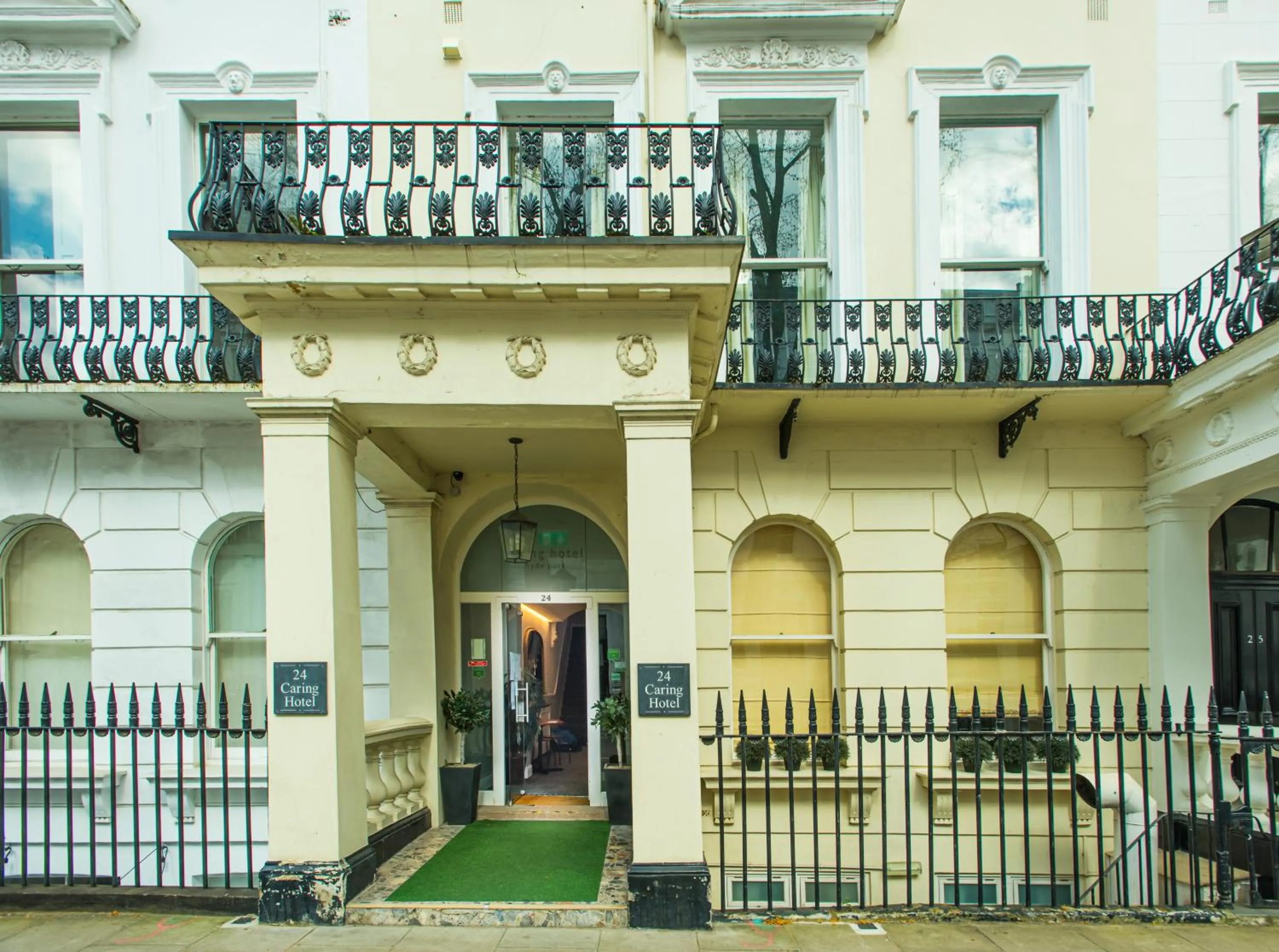 Property building in Caring Hotel